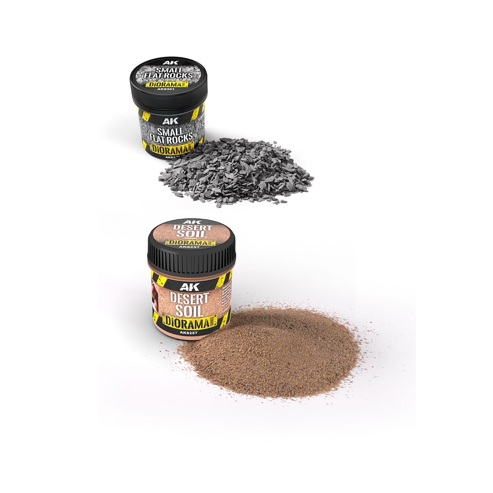 AK Interactive - Diorama - Rocks & Granular Material