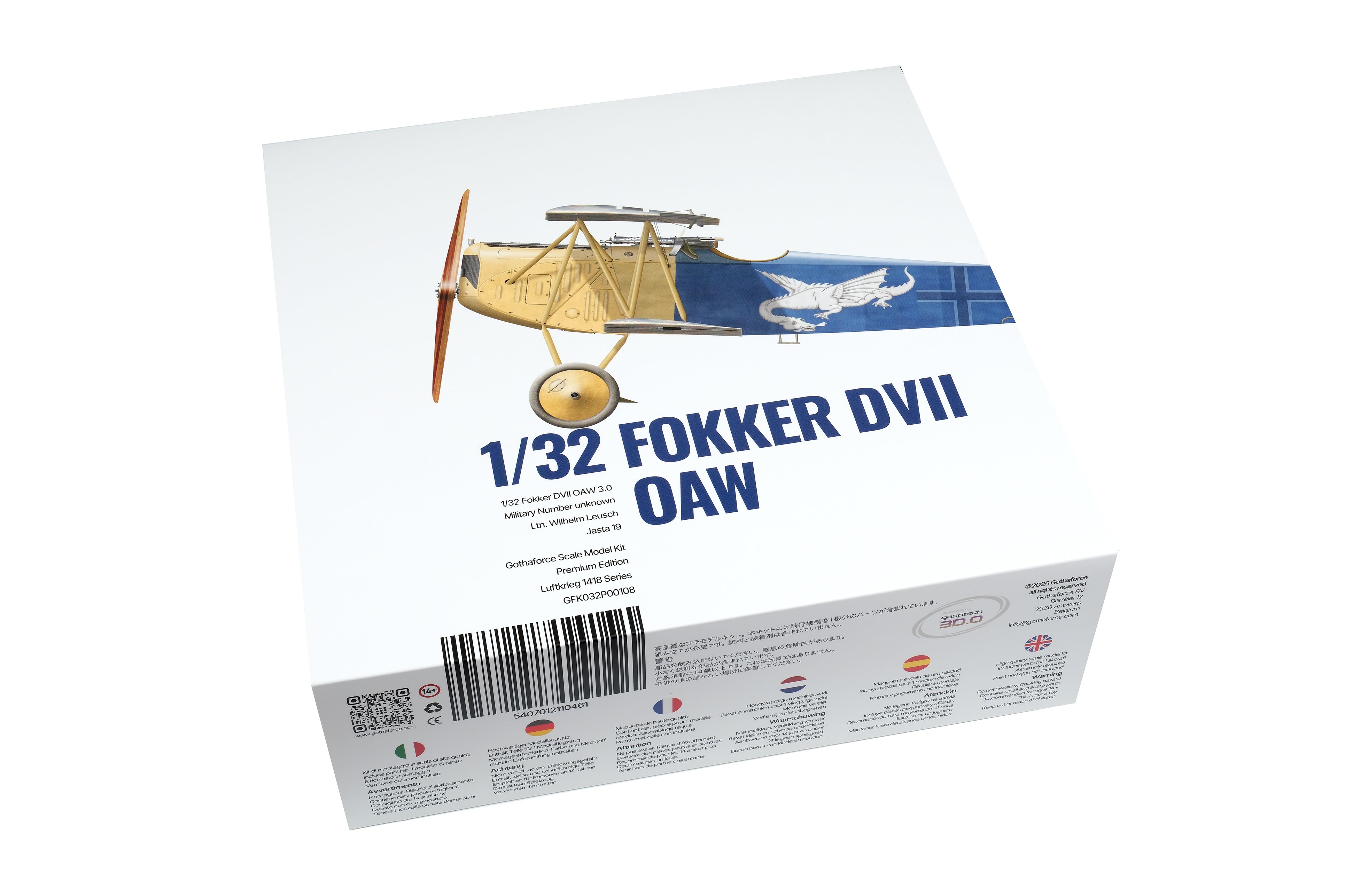 1/32 Fokker DVII OAW 3.0 Wilhelm Leusch