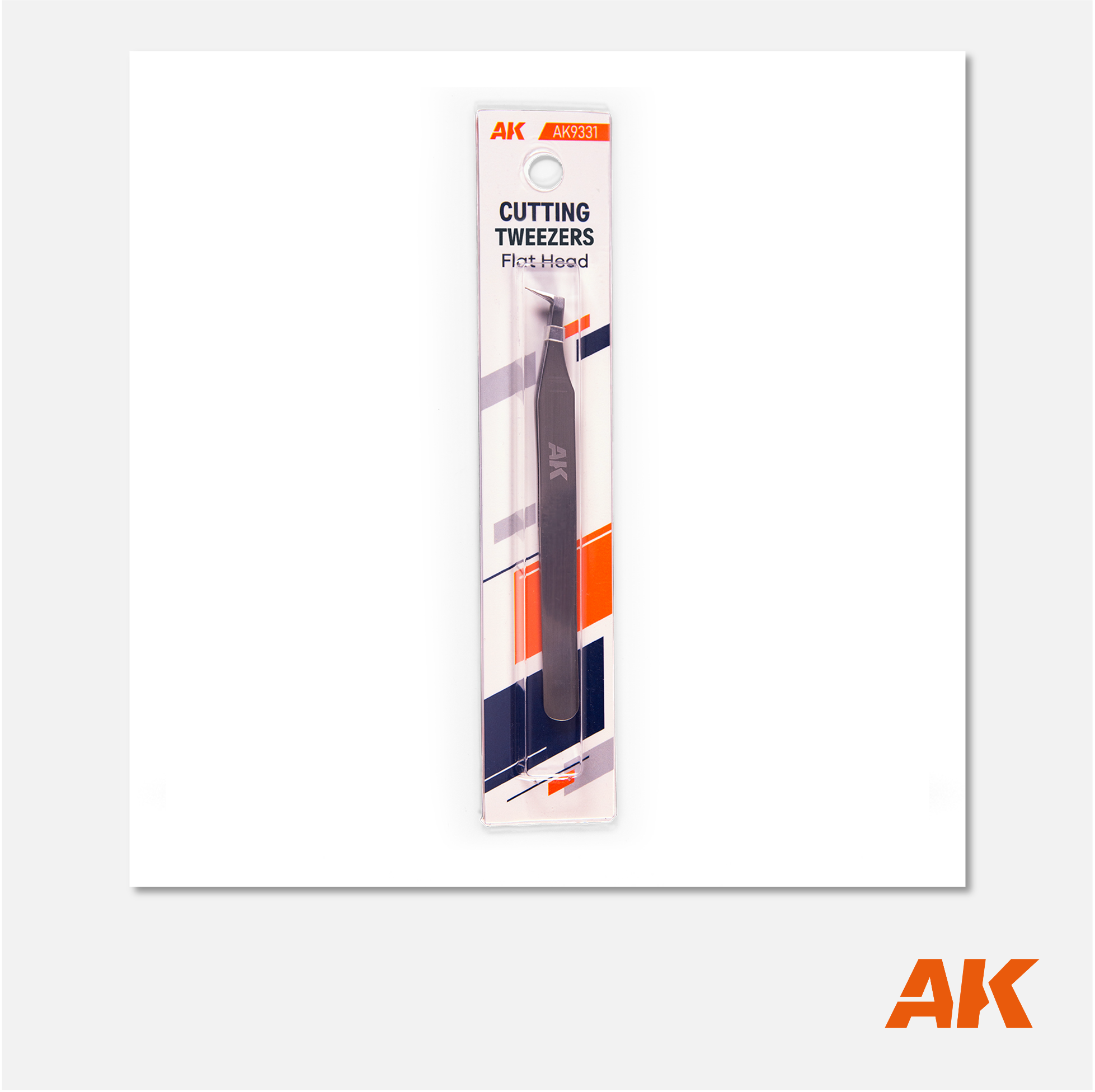 AK Interactive - Cutting Tweezers Flat Head - AK9331 - Gothaforce