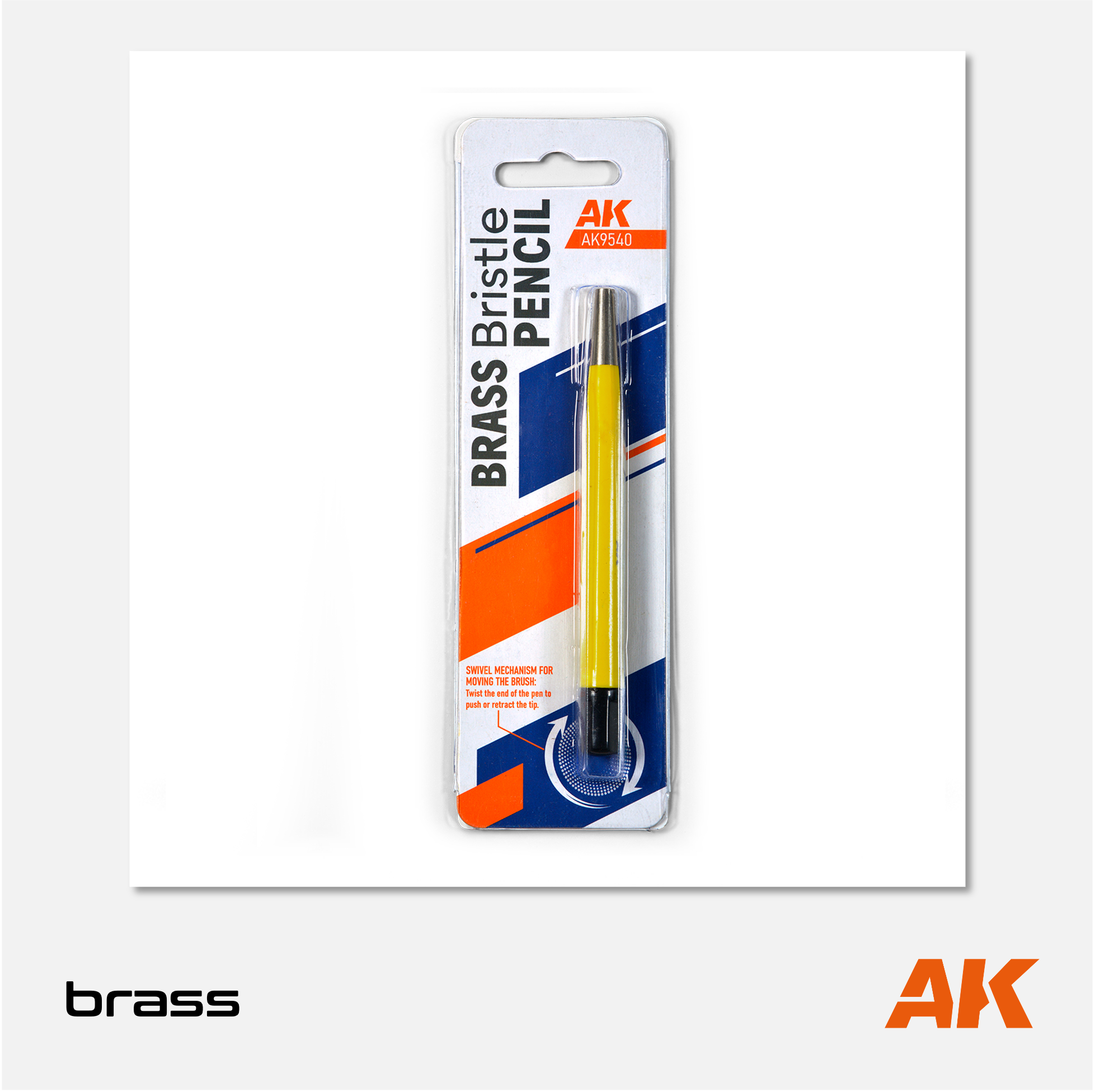 AK Interactive - Brass Bristle Pencil - AK9540 - Gothaforce