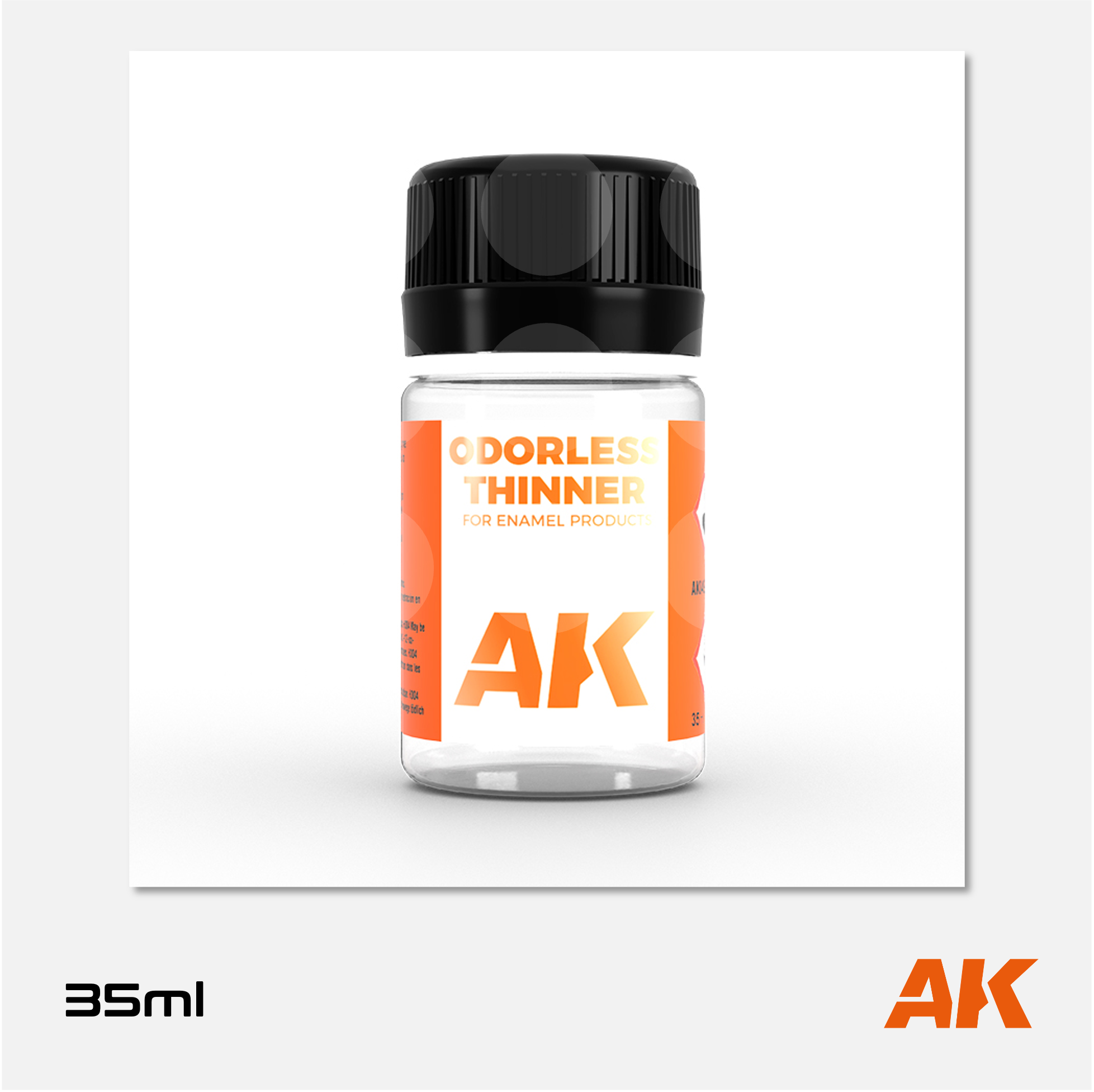 AK Interactive - Odorless Thinner for Enamel Products 35ml - AK049 - Gothaforce