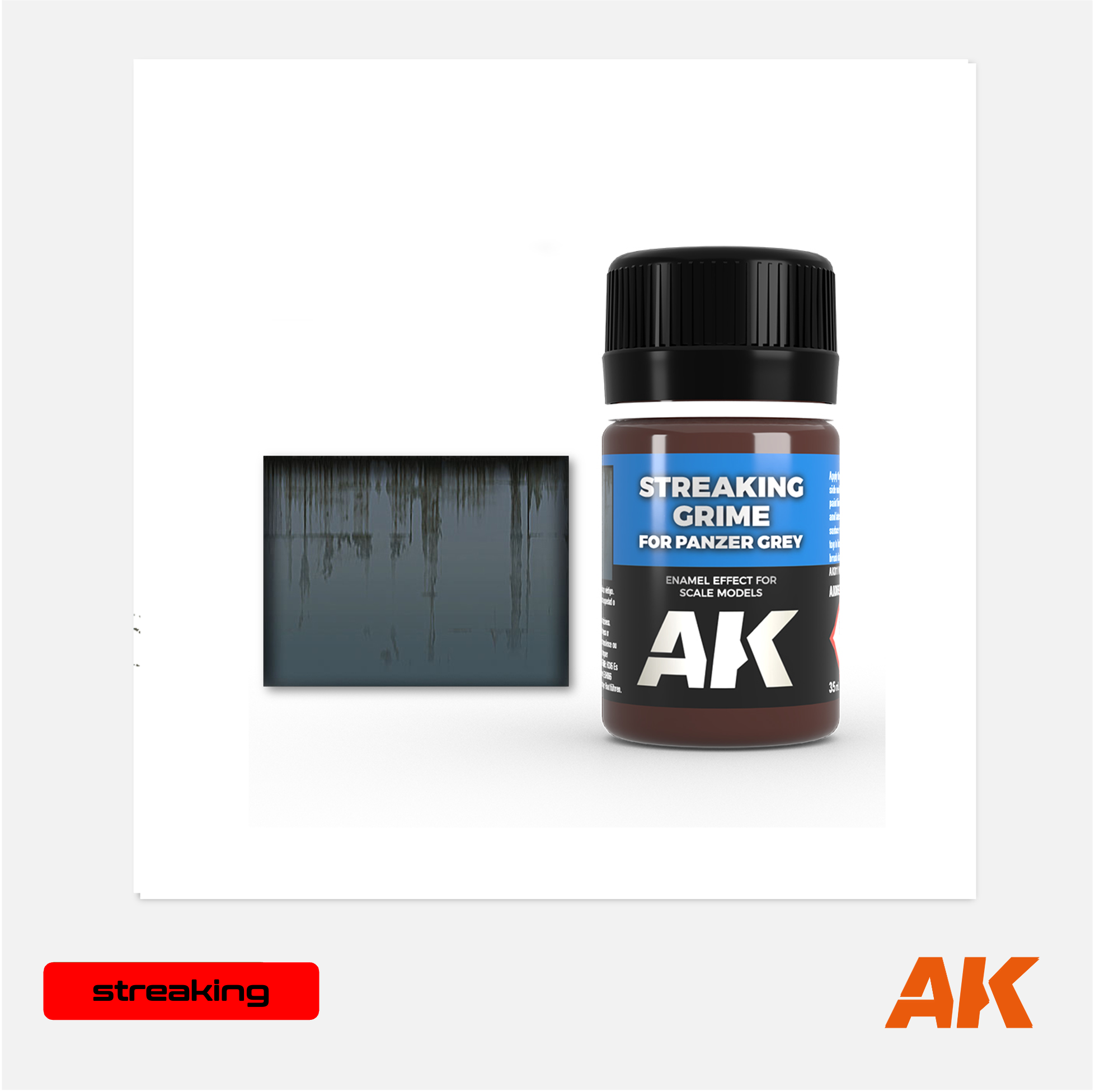 AK Effects - Streaking Grime for Panzer Grey