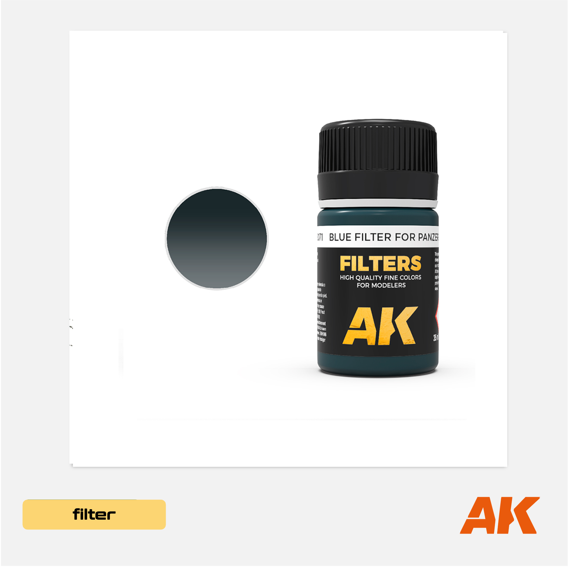 AK Effects - Blue Filter for Panzer Grey