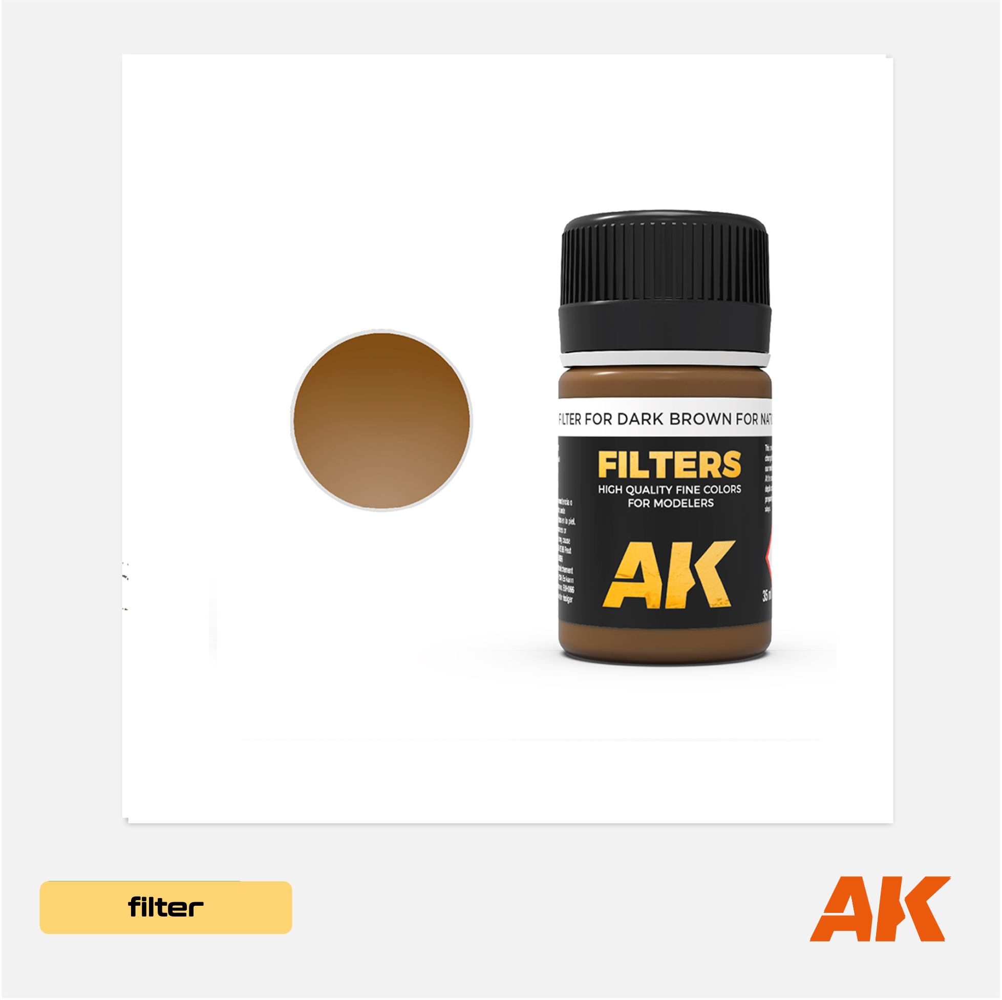 AK Effects - Filter for Dark Brown For NATO and Green