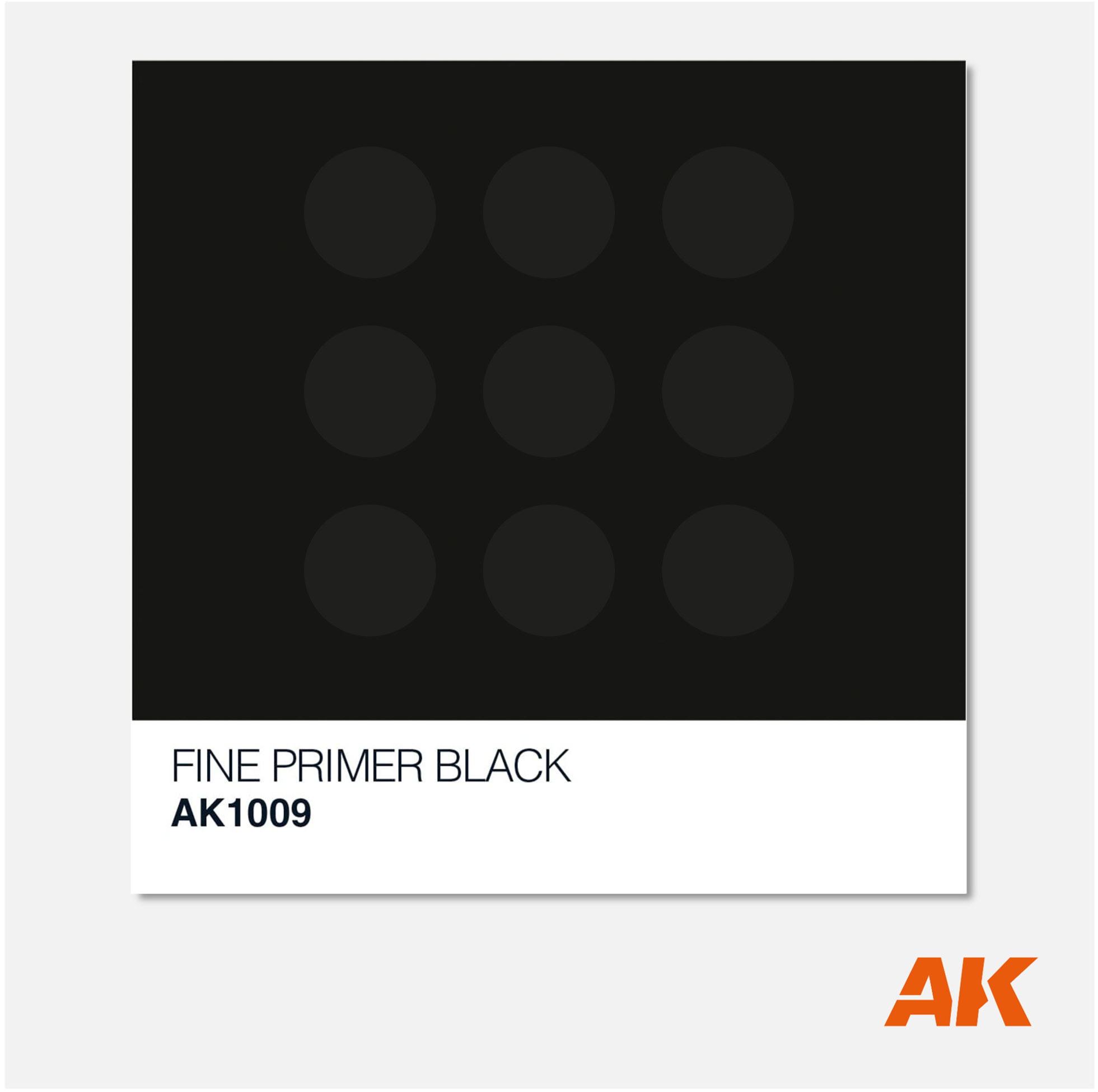 AK Fine Primer Black Spray 400ml (2 nozzles)
