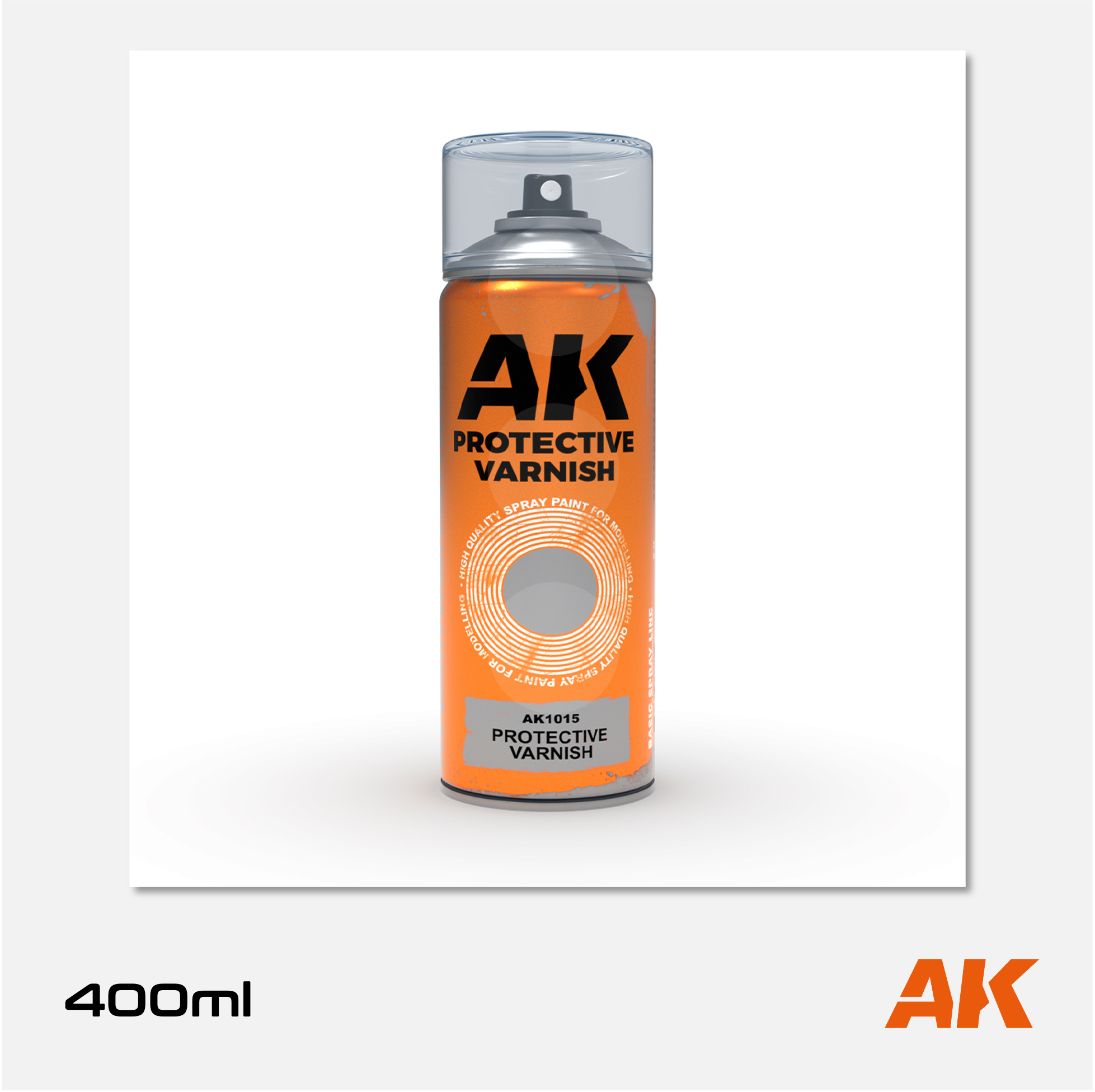 AK Protective Varnish Spray 400ml (2 nozzles)