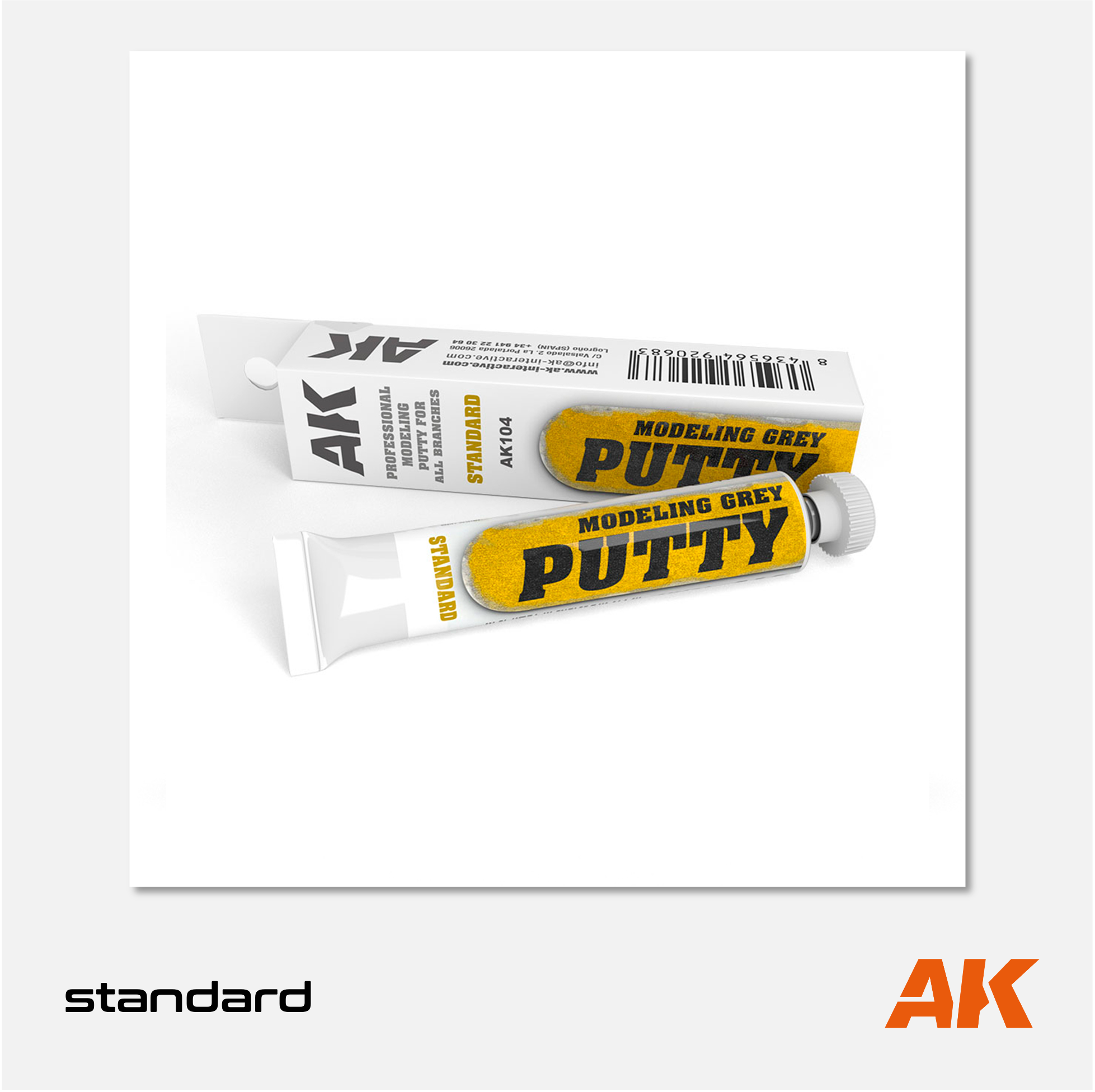 AK Interactive - Modeling Grey Putty Standard - AK104 - Gothaforce
