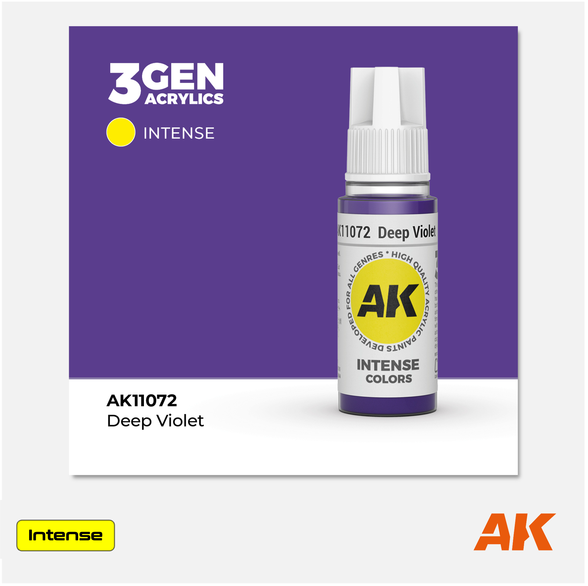 AK Interactive - 3Gen Acrylics Paint - Deep Violet - AK11072 - Gothaforce