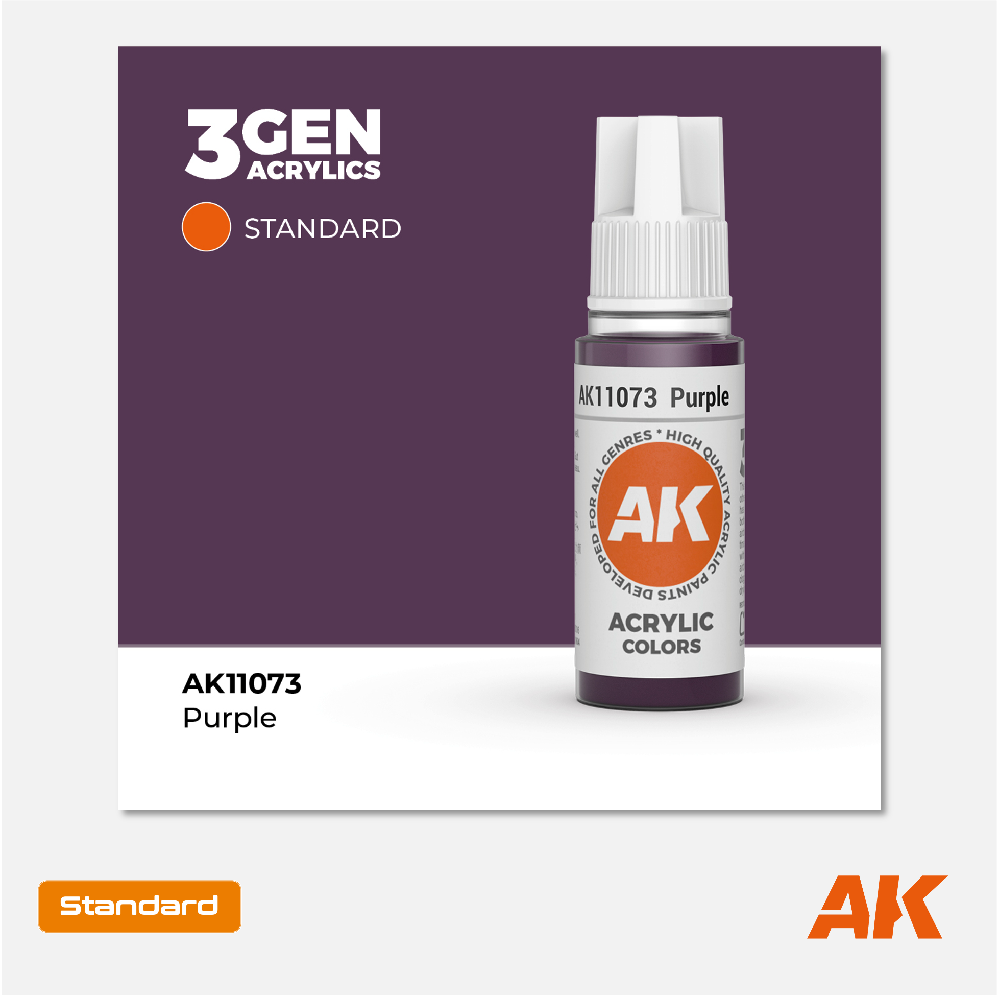 AK Interactive - 3Gen Acrylics Paint - Purple - AK11073 - Gothaforce