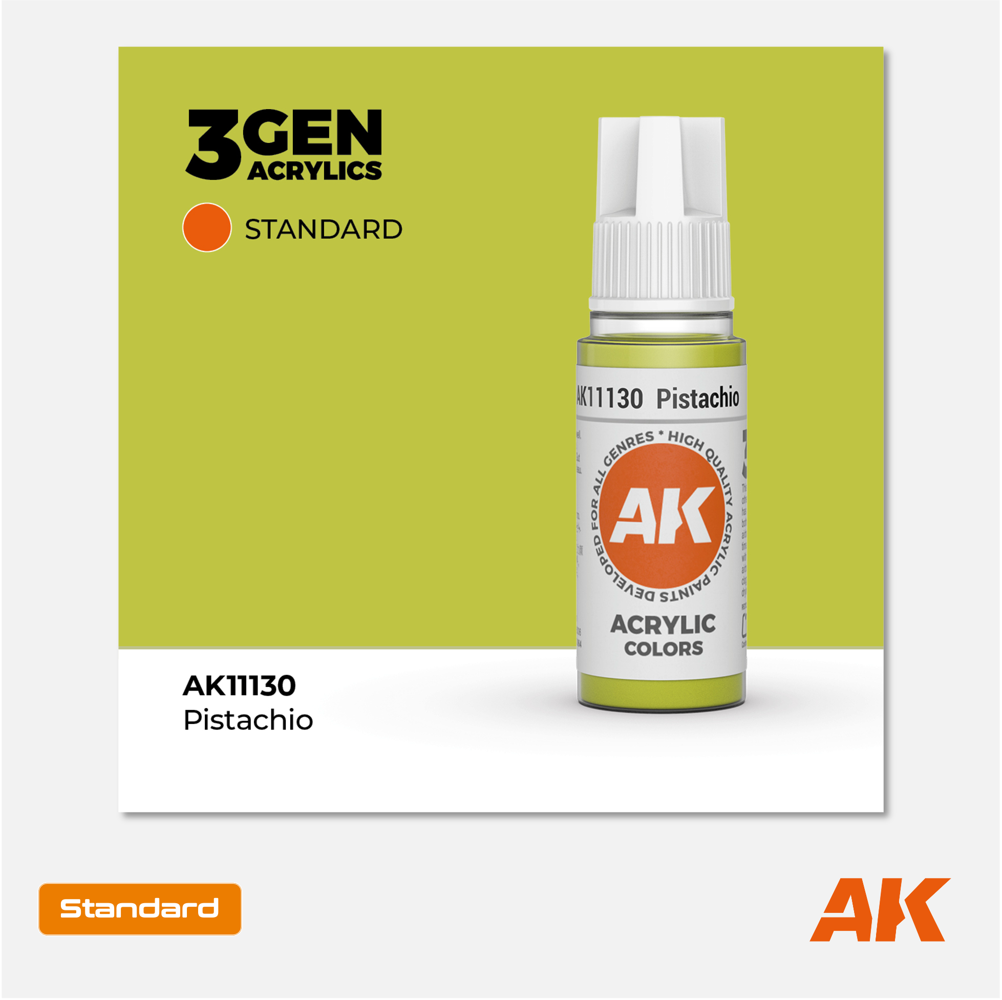 AK Interactive - 3Gen Acrylics Paint - Pistachio - AK11130 - Gothaforce