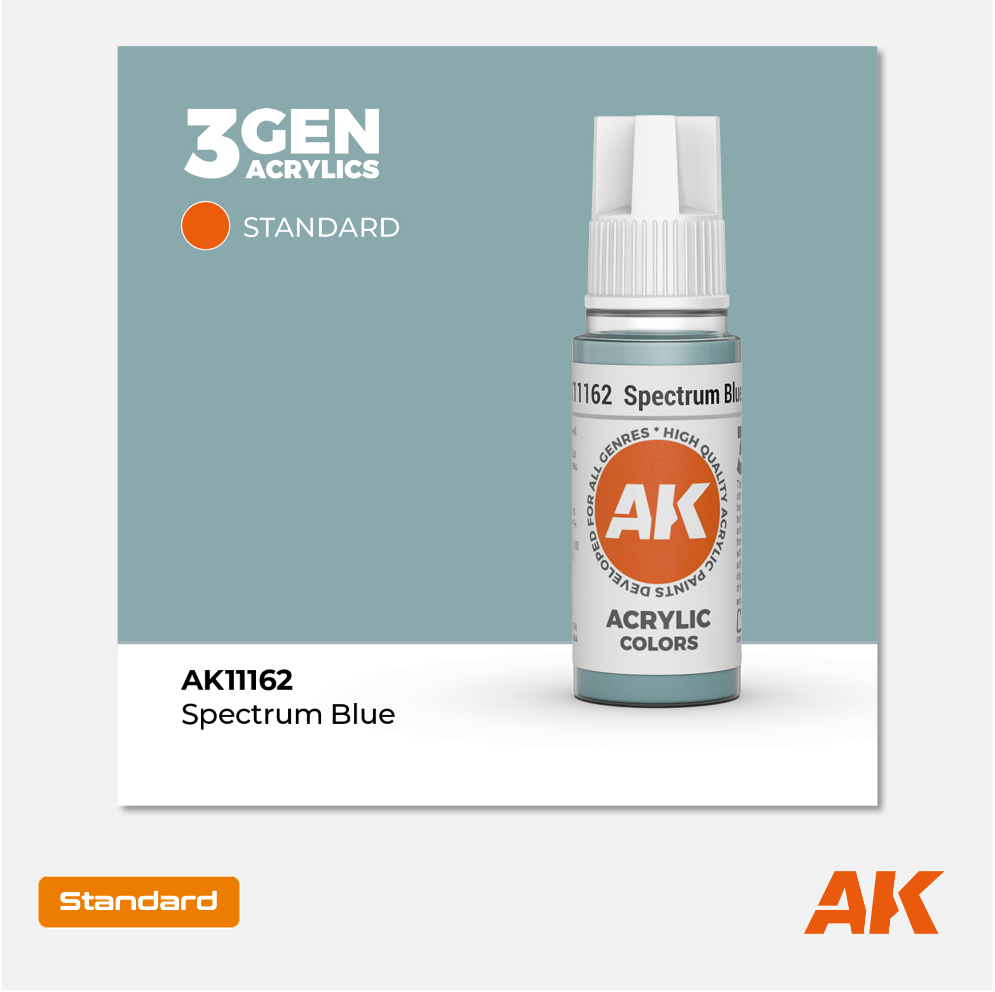 AK Interactive - 3Gen Acrylics Paint - Spectrum Blue - AK11162 - Gothaforce