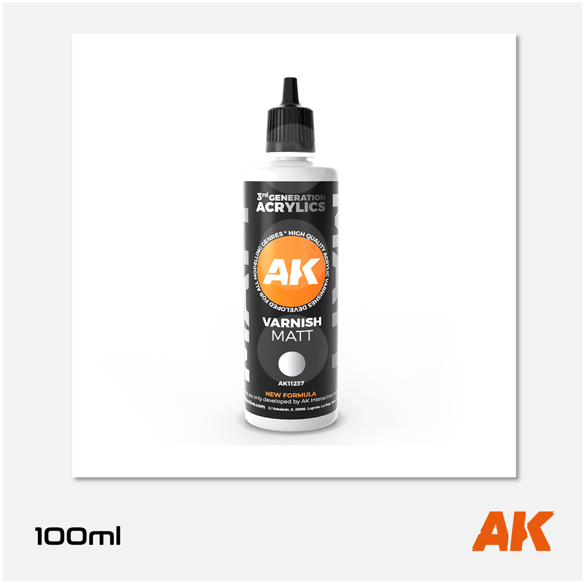 AK 3Gen Acrylics Varnish - Matt (100ml)