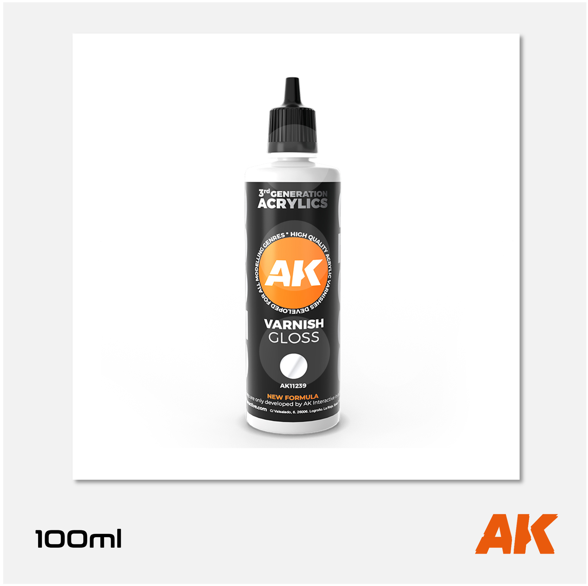 AK 3Gen Acrylics Varnish - Gloss (100ml)