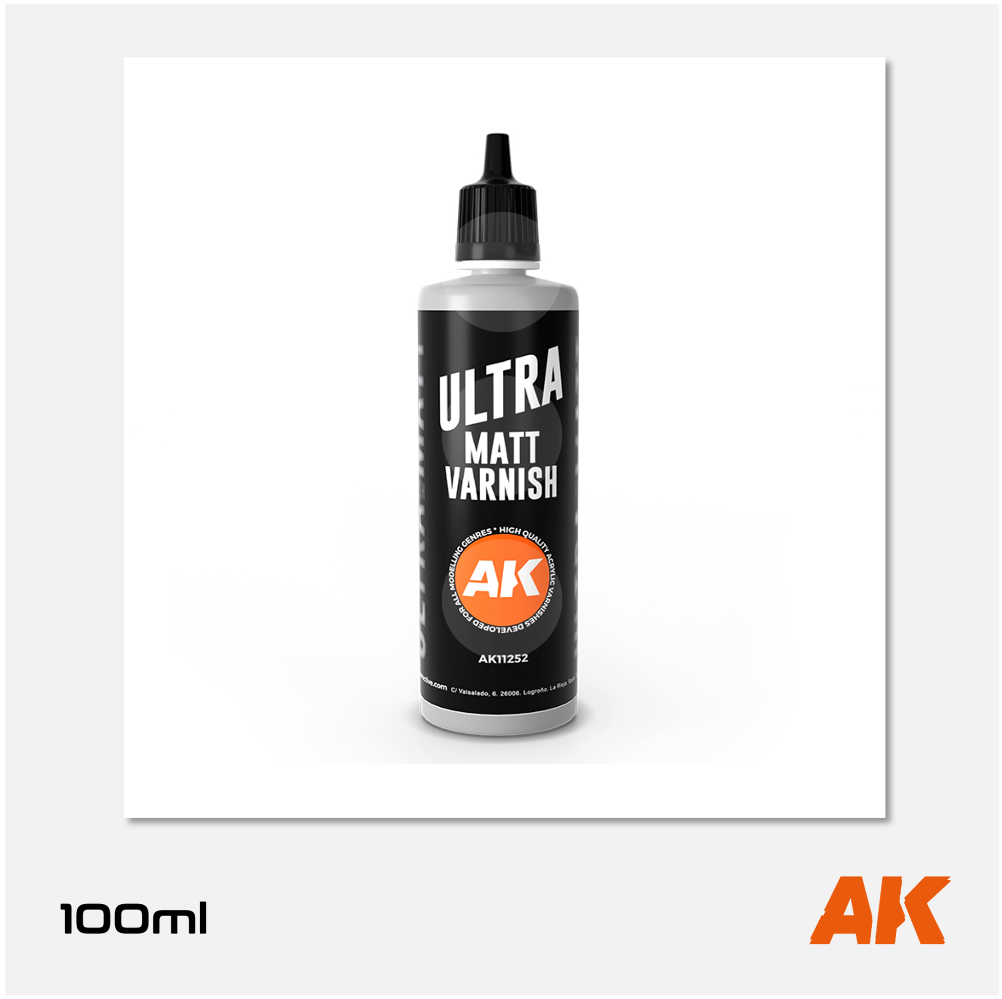 AK 3Gen Acrylics Varnish - Ultra Matt (100ml)