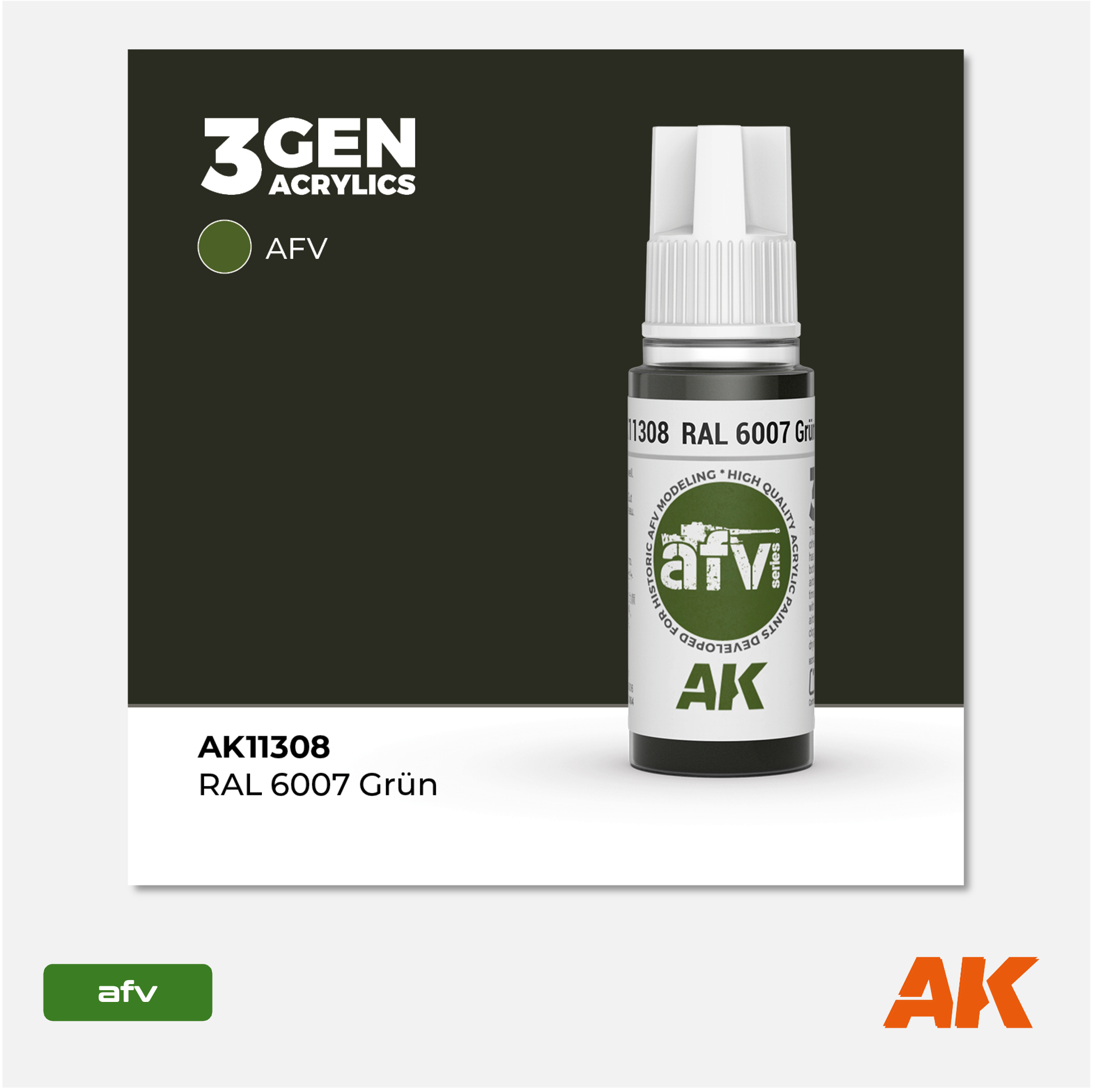 AK 3Gen Acrylics - Grün RAL 6007