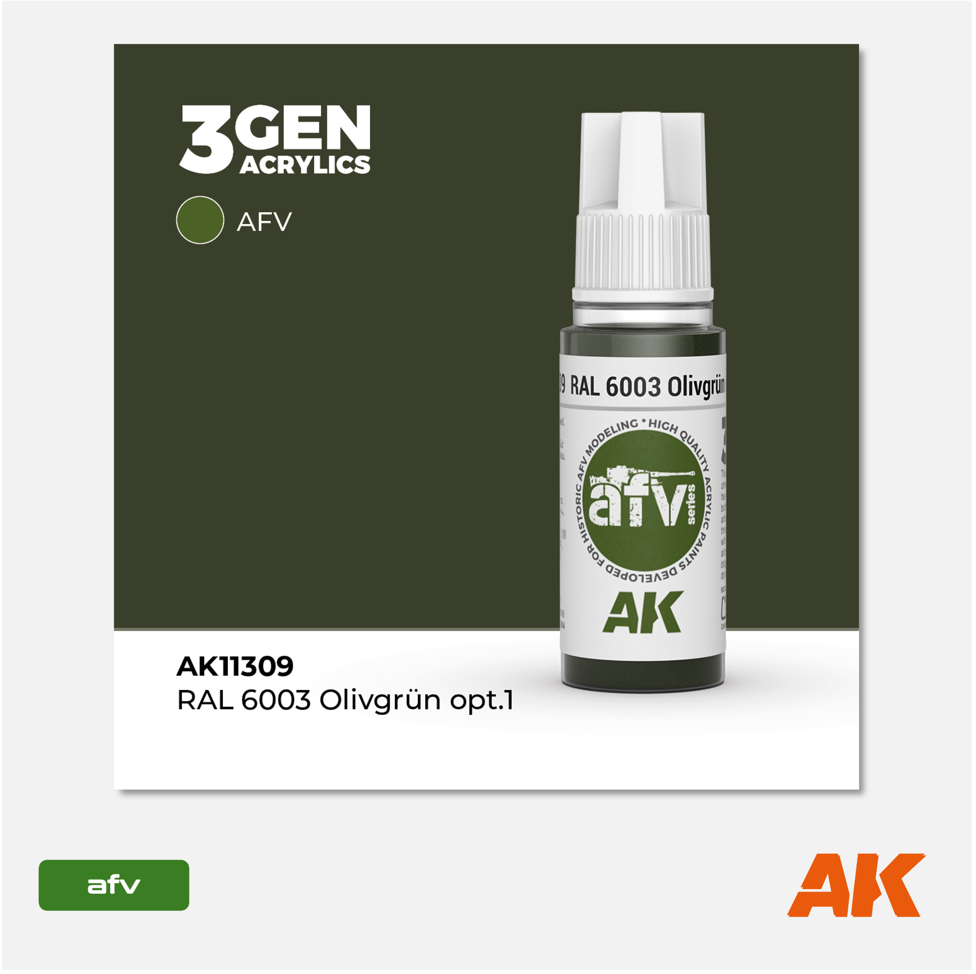 AK 3Gen Acrylics - Olivgrün RAL 6003 Option 1
