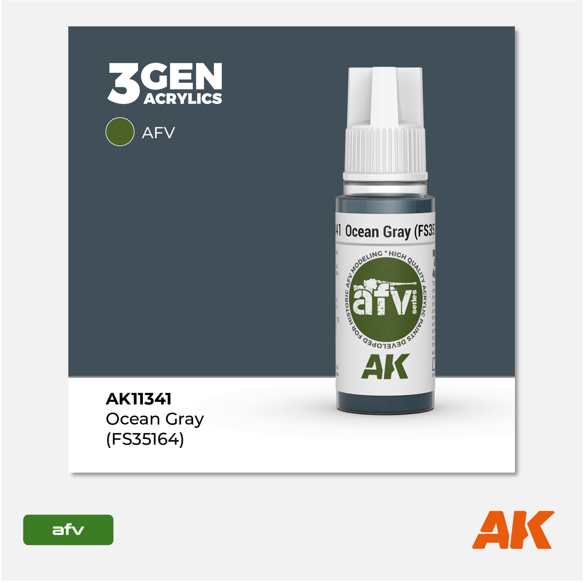 AK 3Gen Acrylics - Ocean Grey - FS 35164