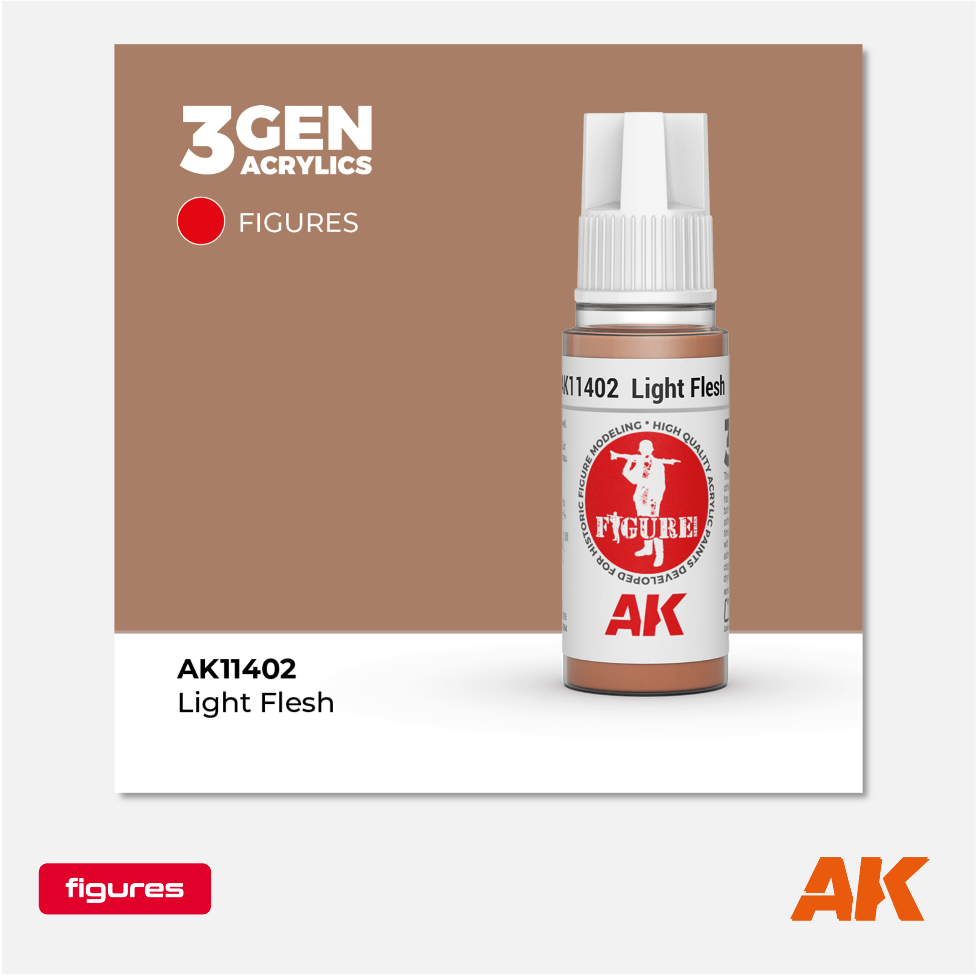 AK 3Gen Acrylics - Light Flesh