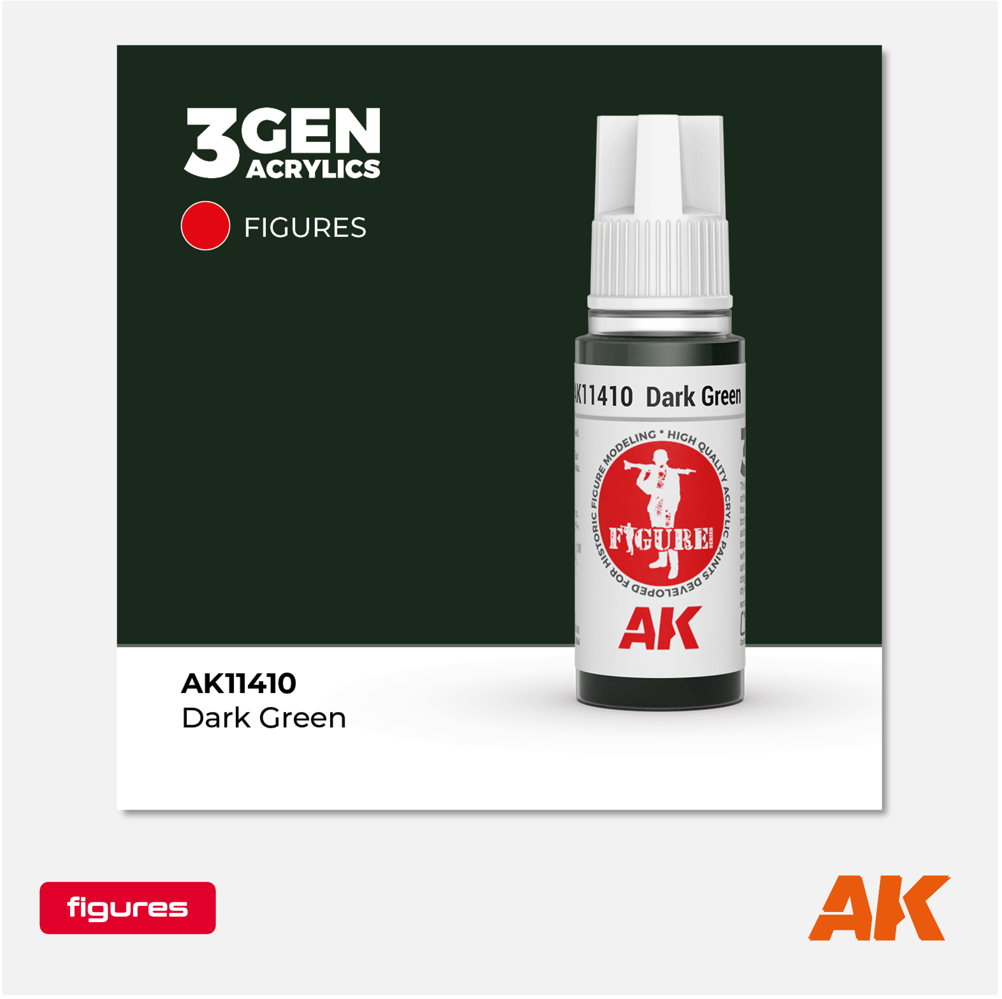 AK 3Gen Acrylics - Dark Green
