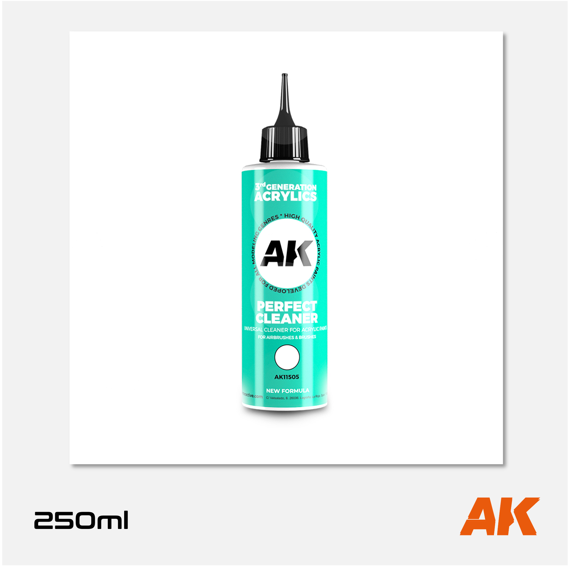 AK Interactive - 3gen Acrylics Perfect Cleaner 250ml - AK11505 - Gothaforce