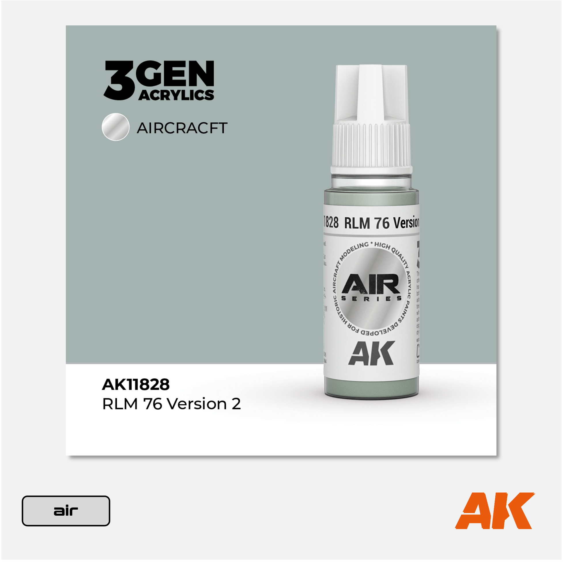 AK 3Gen Acrylics - RLM 76 Version 2