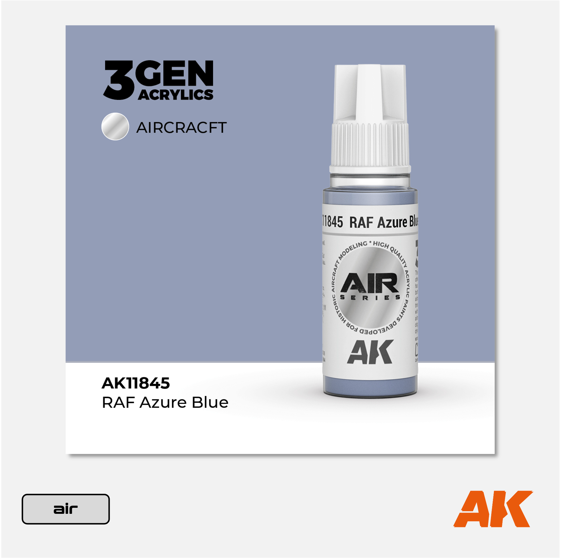 AK 3Gen Acrylics - RAF Azure Blue