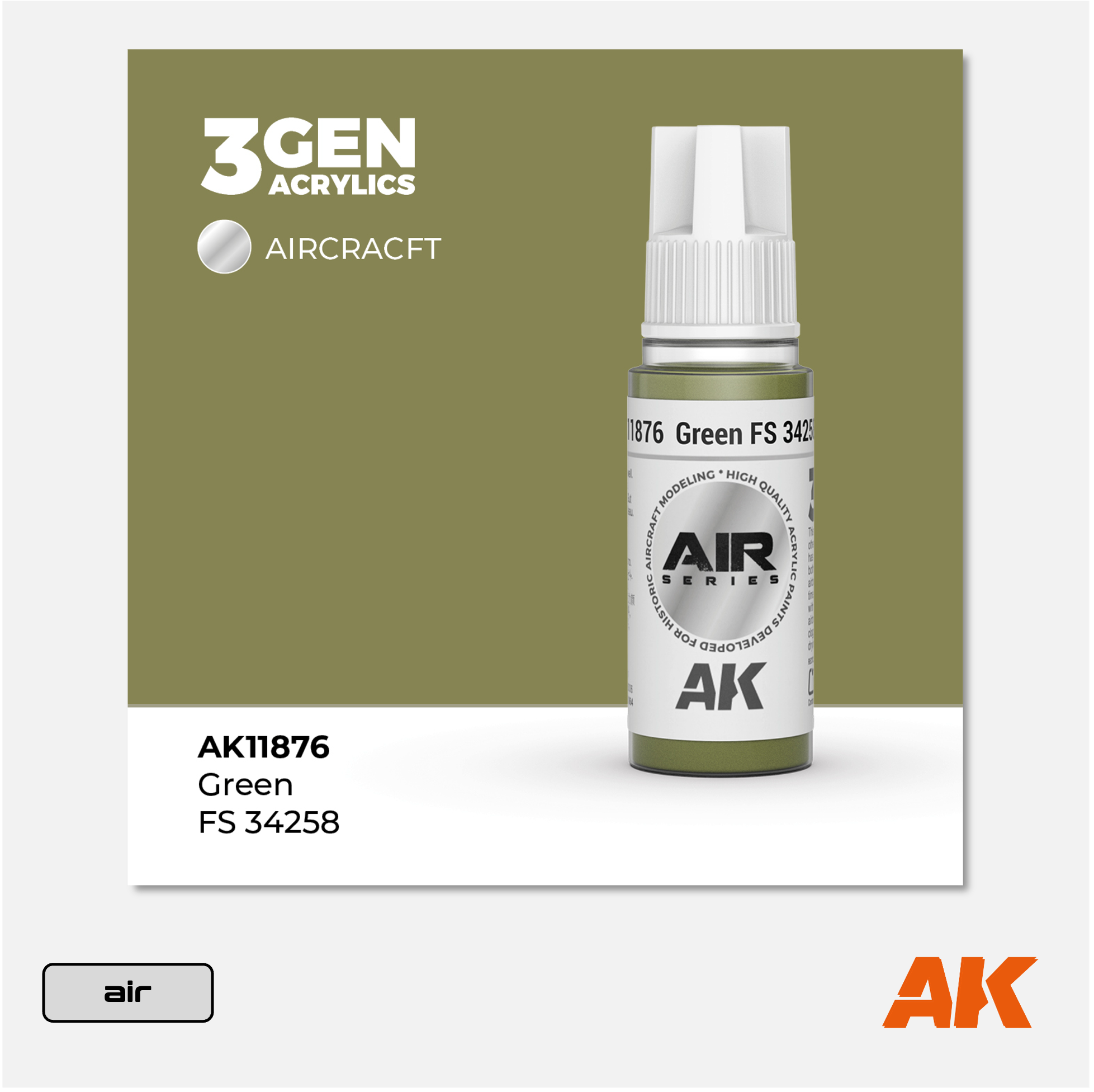 AK 3Gen Acrylics - Green FS 34258