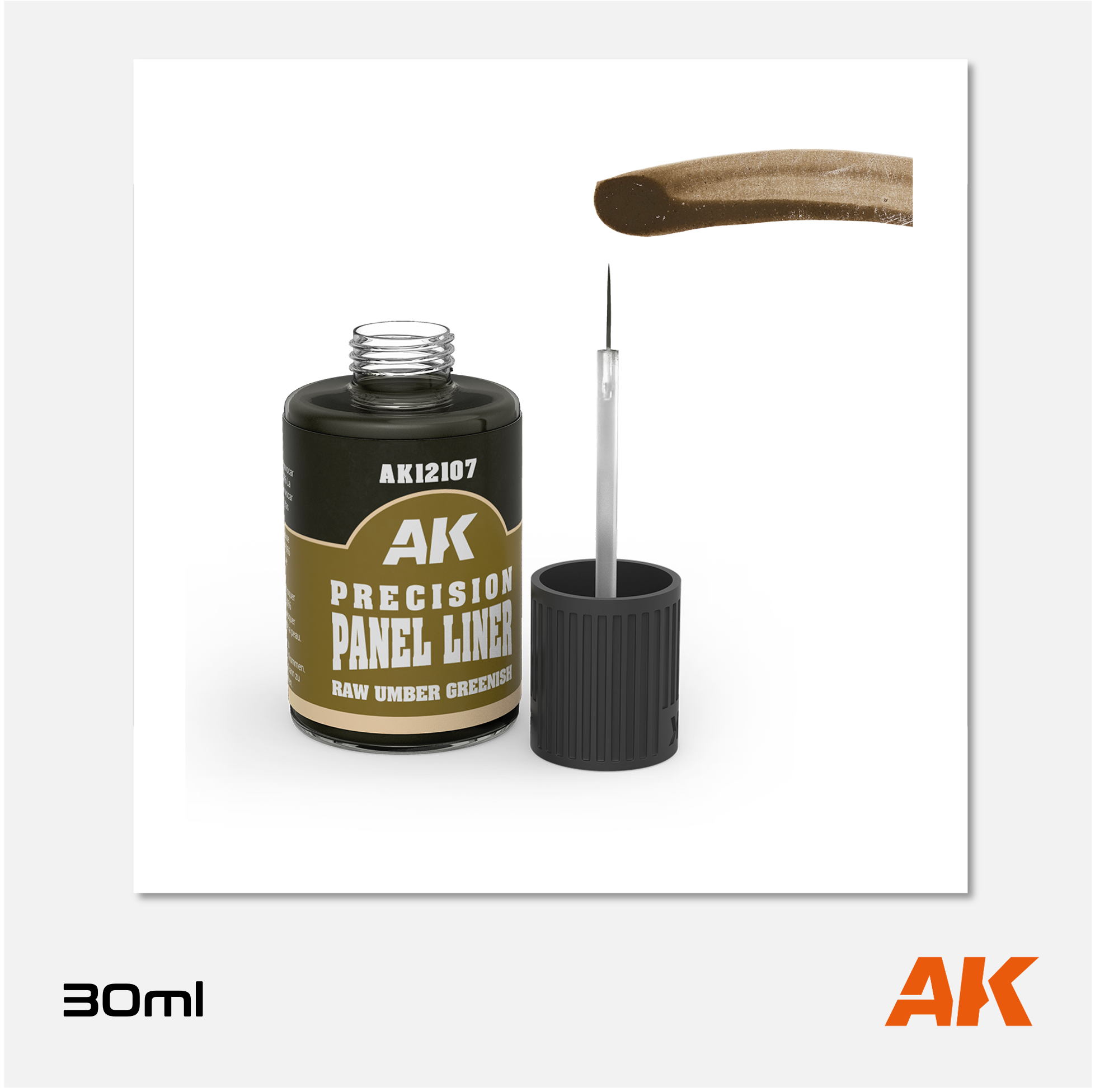 AK Precision Panel Liner - Raw Umber Greenish