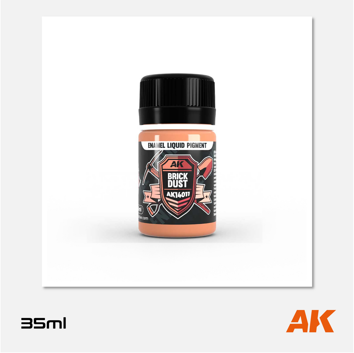 AK Enamel Liquid Pigment - Brick Dust