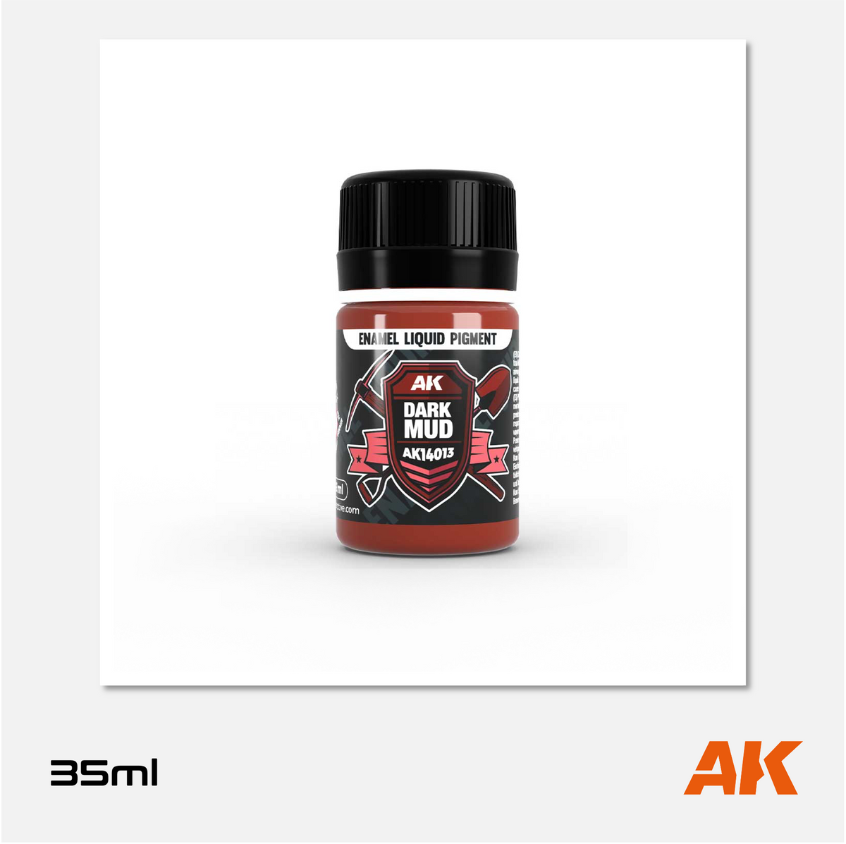 AK Enamel Liquid Pigment - Dark Mud