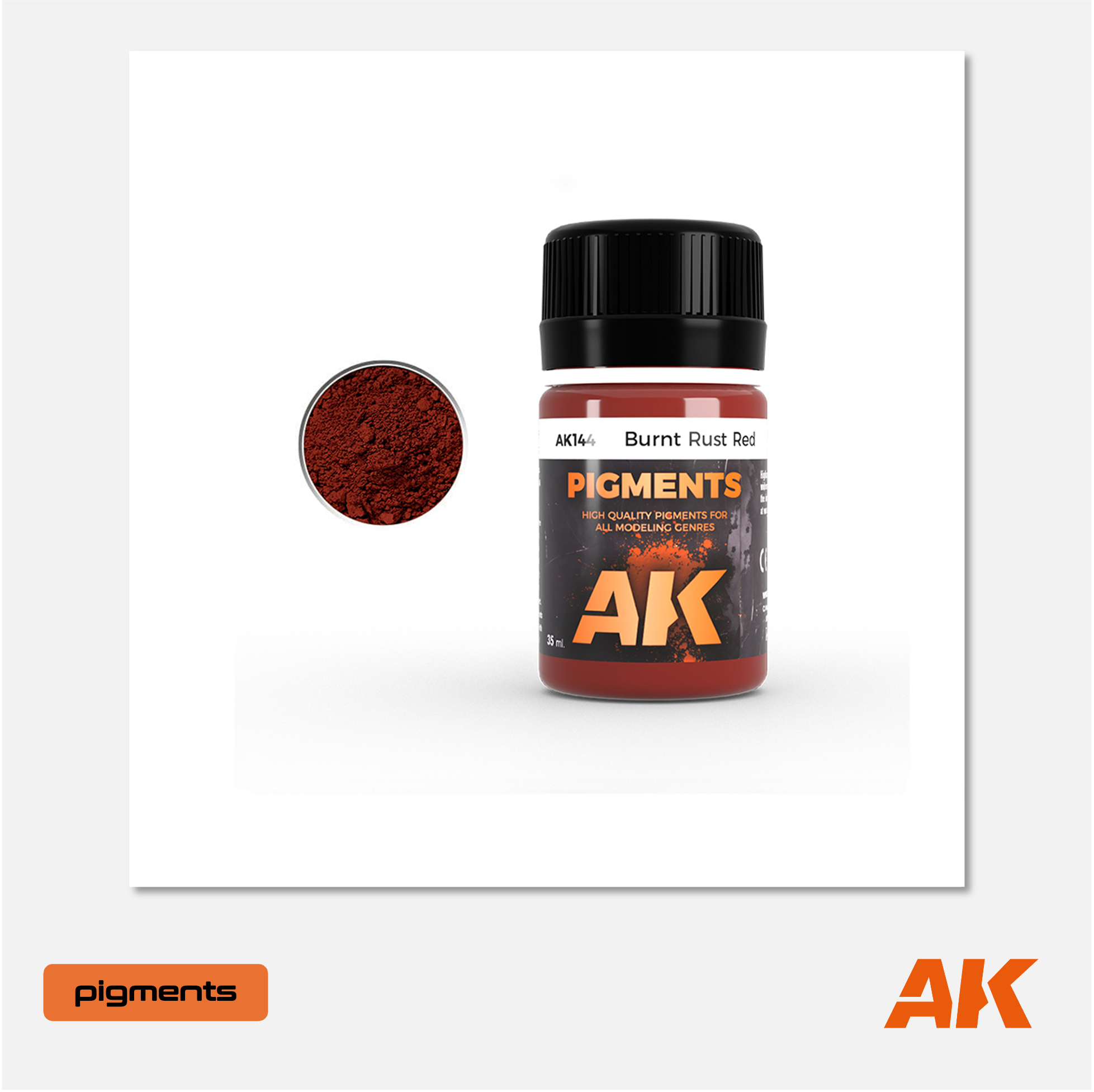 AK Pigment - Burnt Rust Red