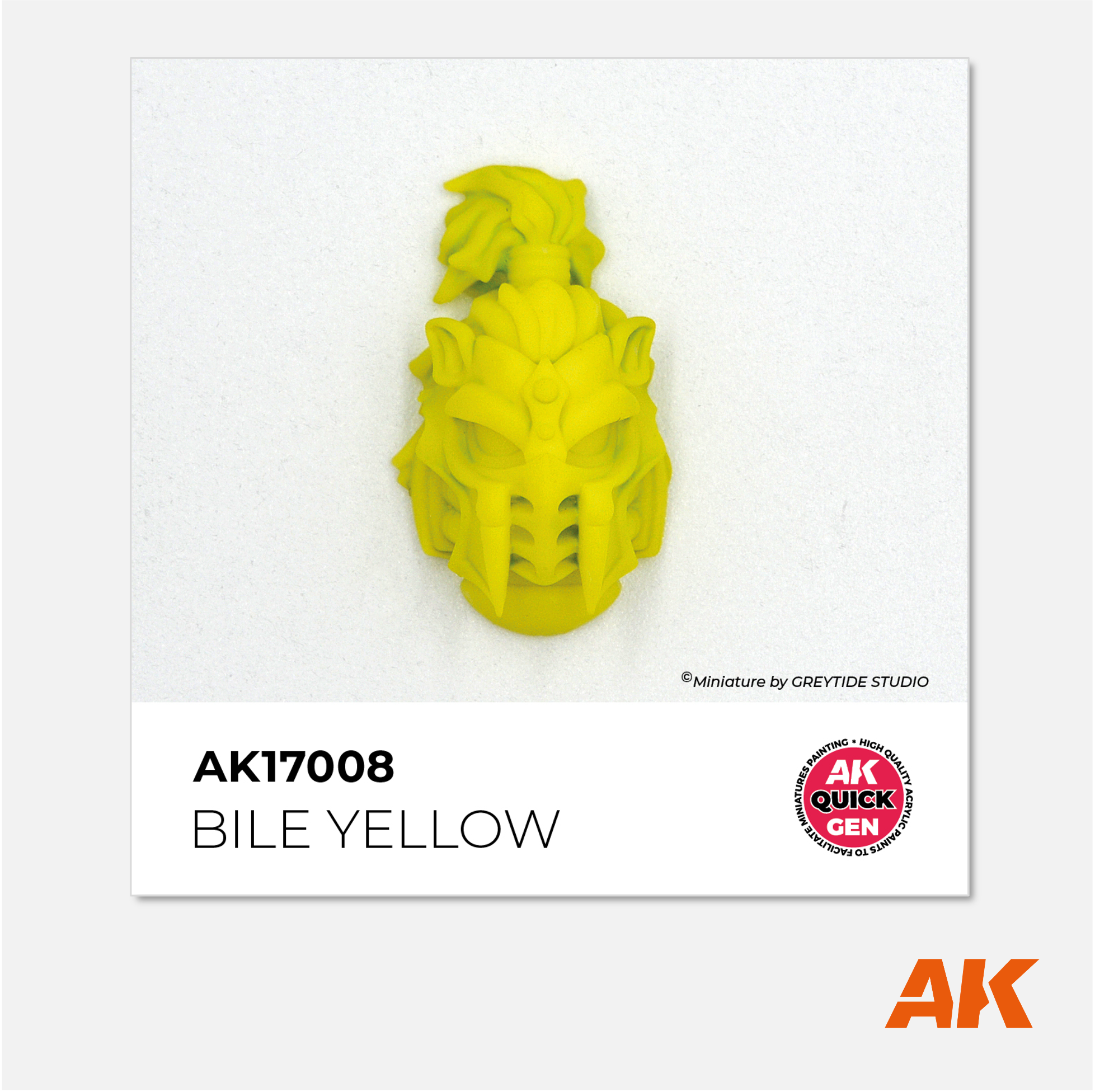 AK Interactive - Quick Gen Acrylics Paint - Bile Yellow - AK17008 - Gothaforce