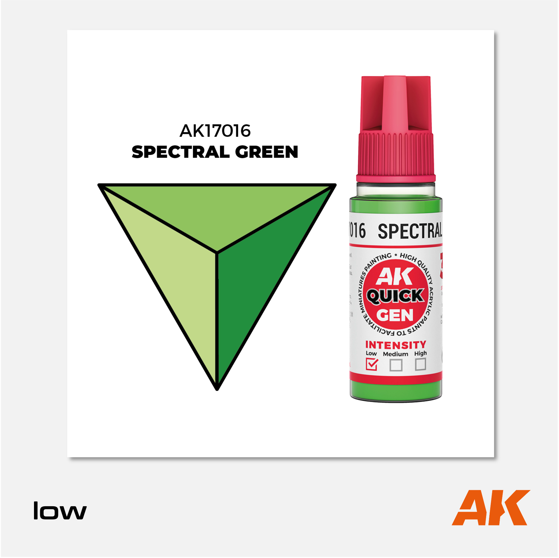 AK Interactive - Quick Gen Acrylics Paint - Spectral Green - AK17016 - Gothaforce