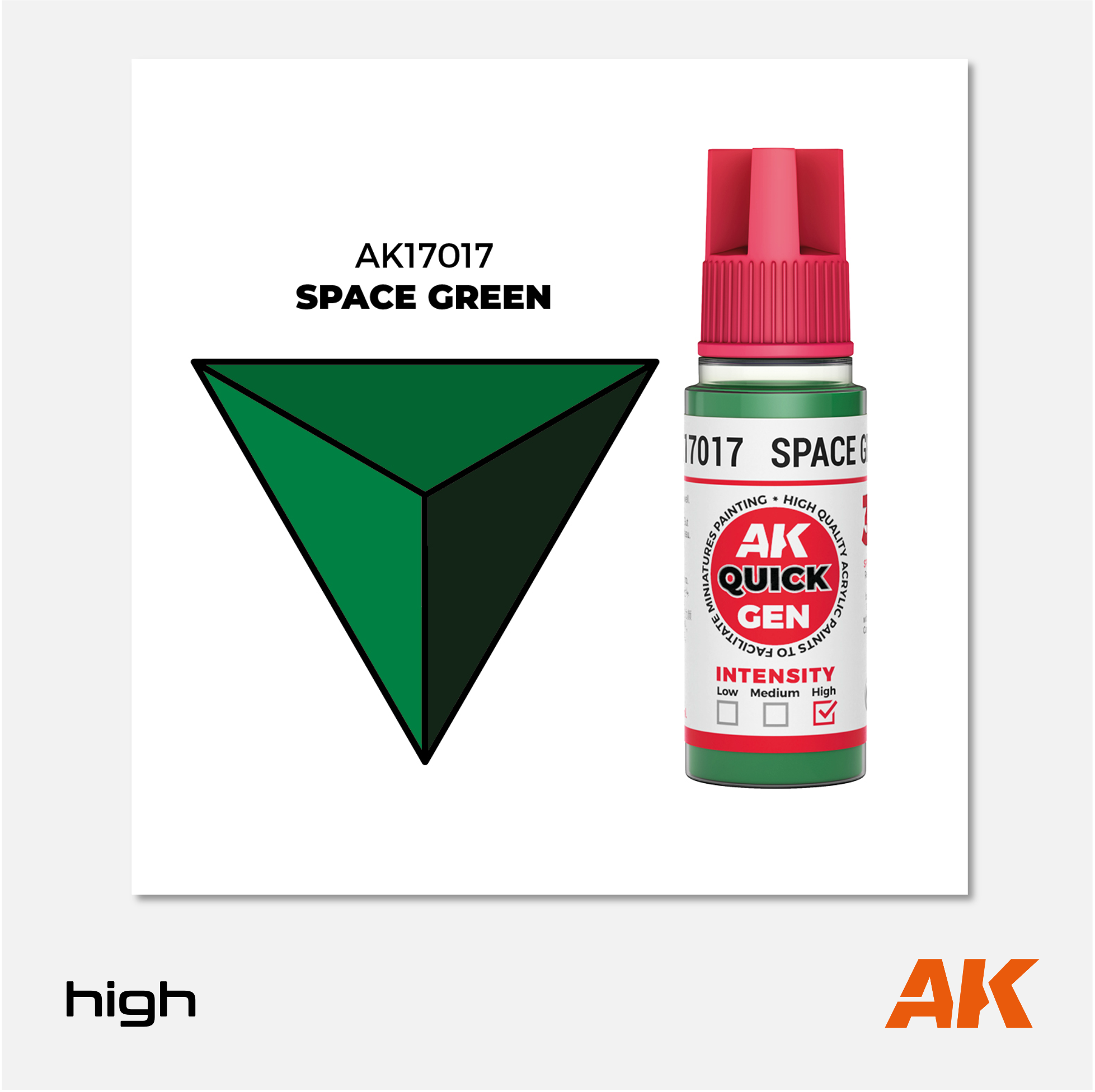 AK Interactive - Quick Gen Acrylics Paint - Space Green - AK17017 - Gothaforce
