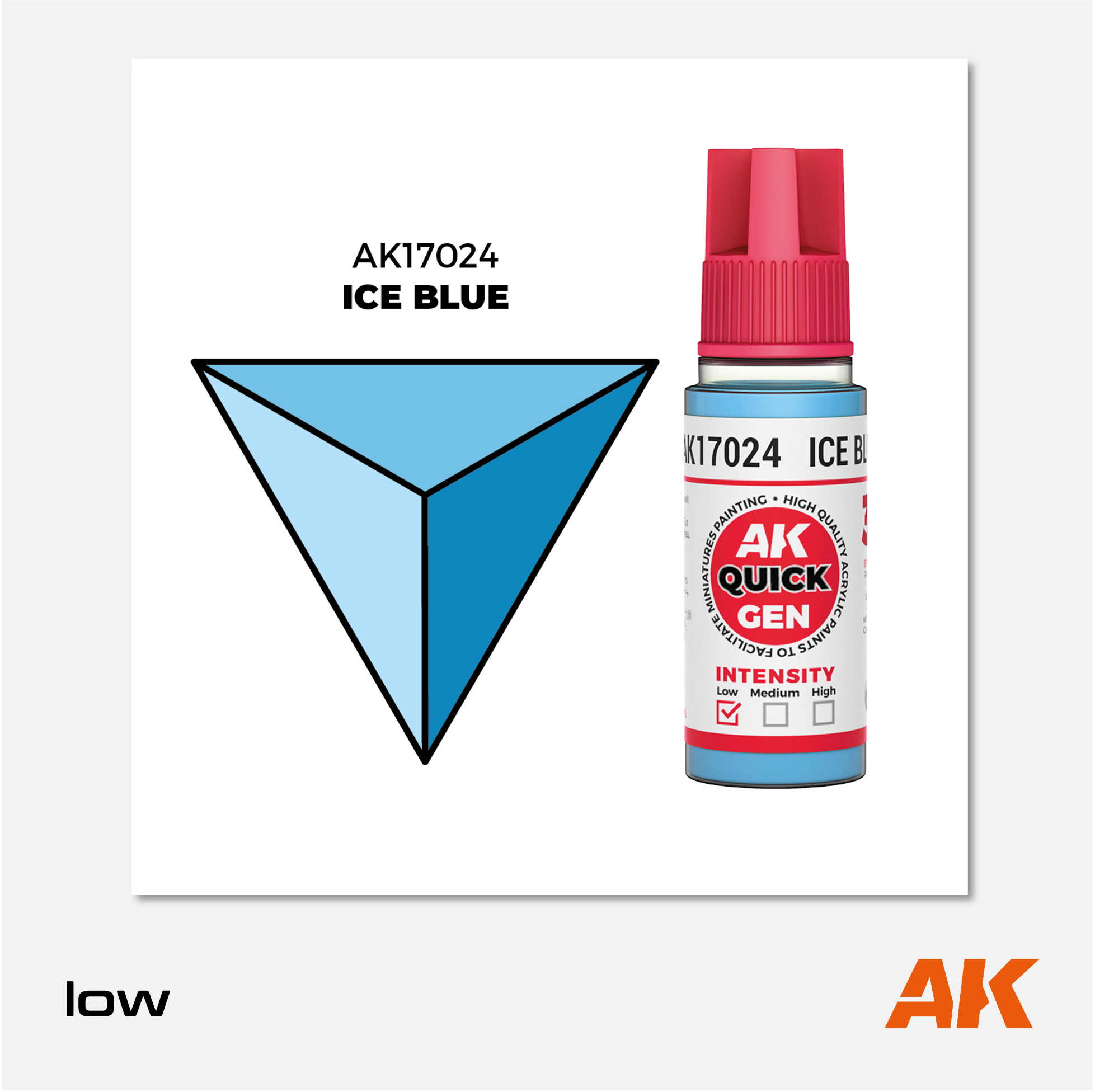 AK Interactive - Quick Gen Acrylics Paint - Ice Blue - AK17024 - Gothaforce