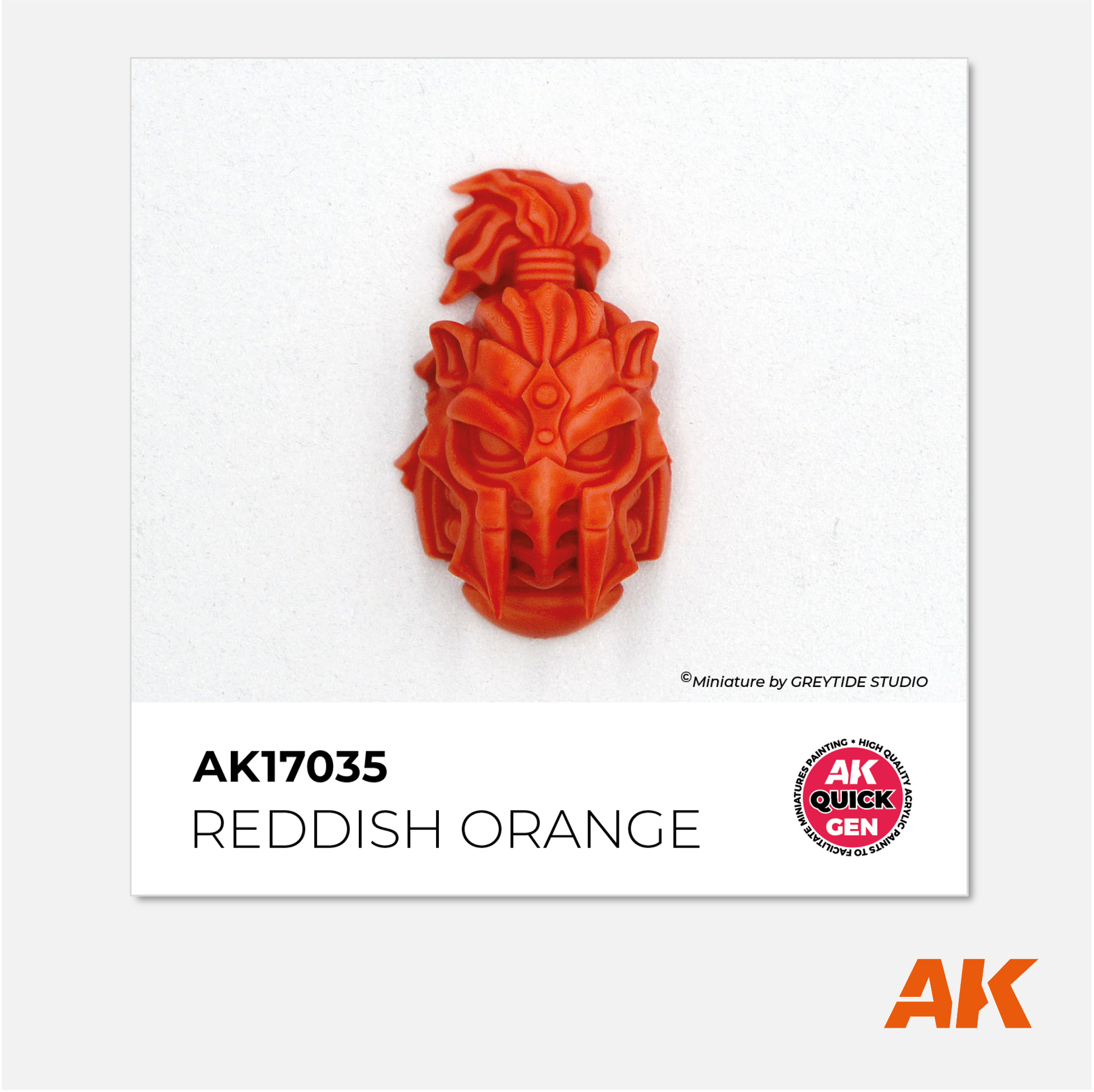 AK Interactive - Quick Gen Acrylics Paint - Reddish Orange - AK17035 - Gothaforce