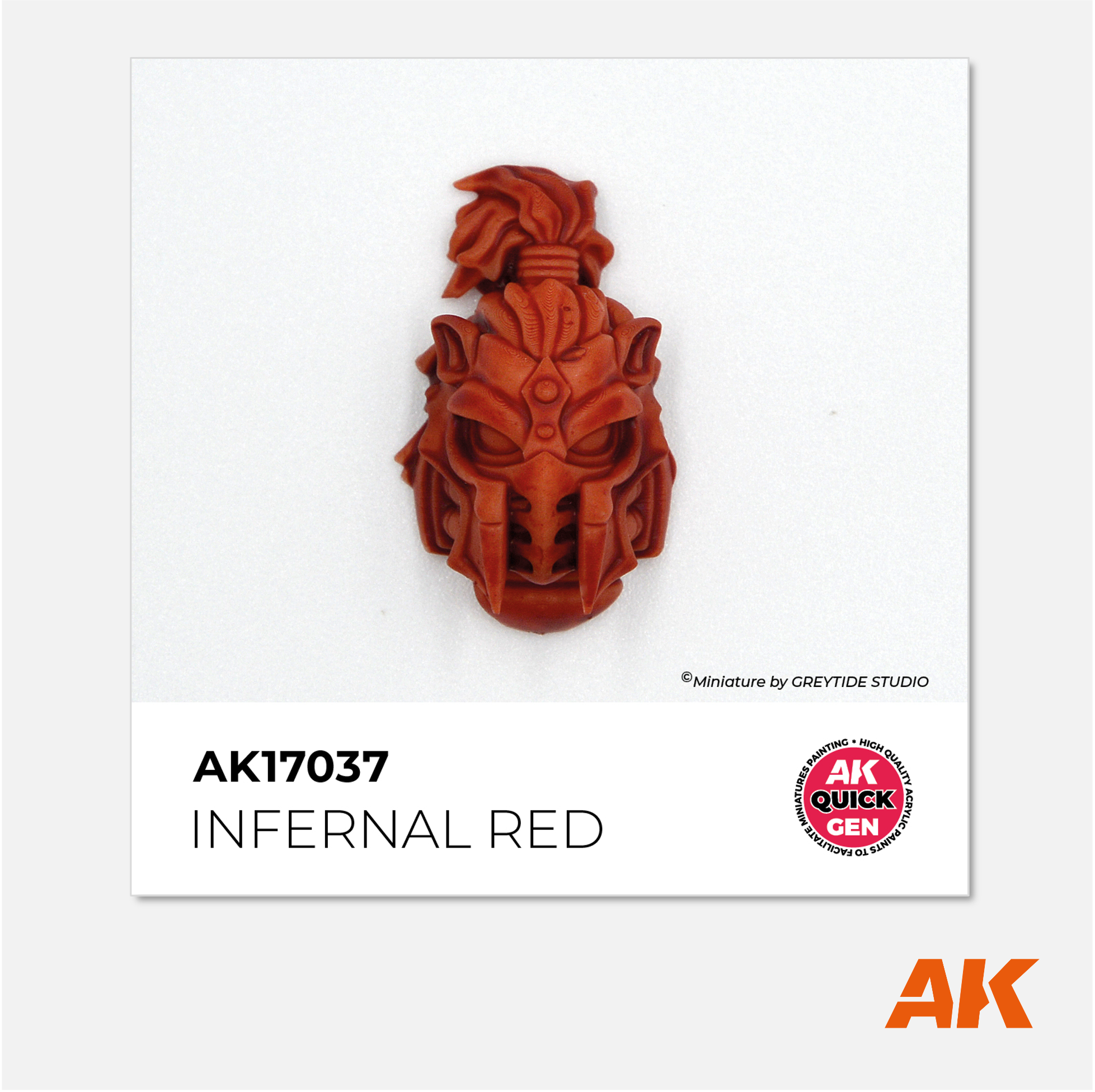 AK Interactive - Quick Gen Acrylics Paint - Infernal Red - AK17037 - Gothaforce