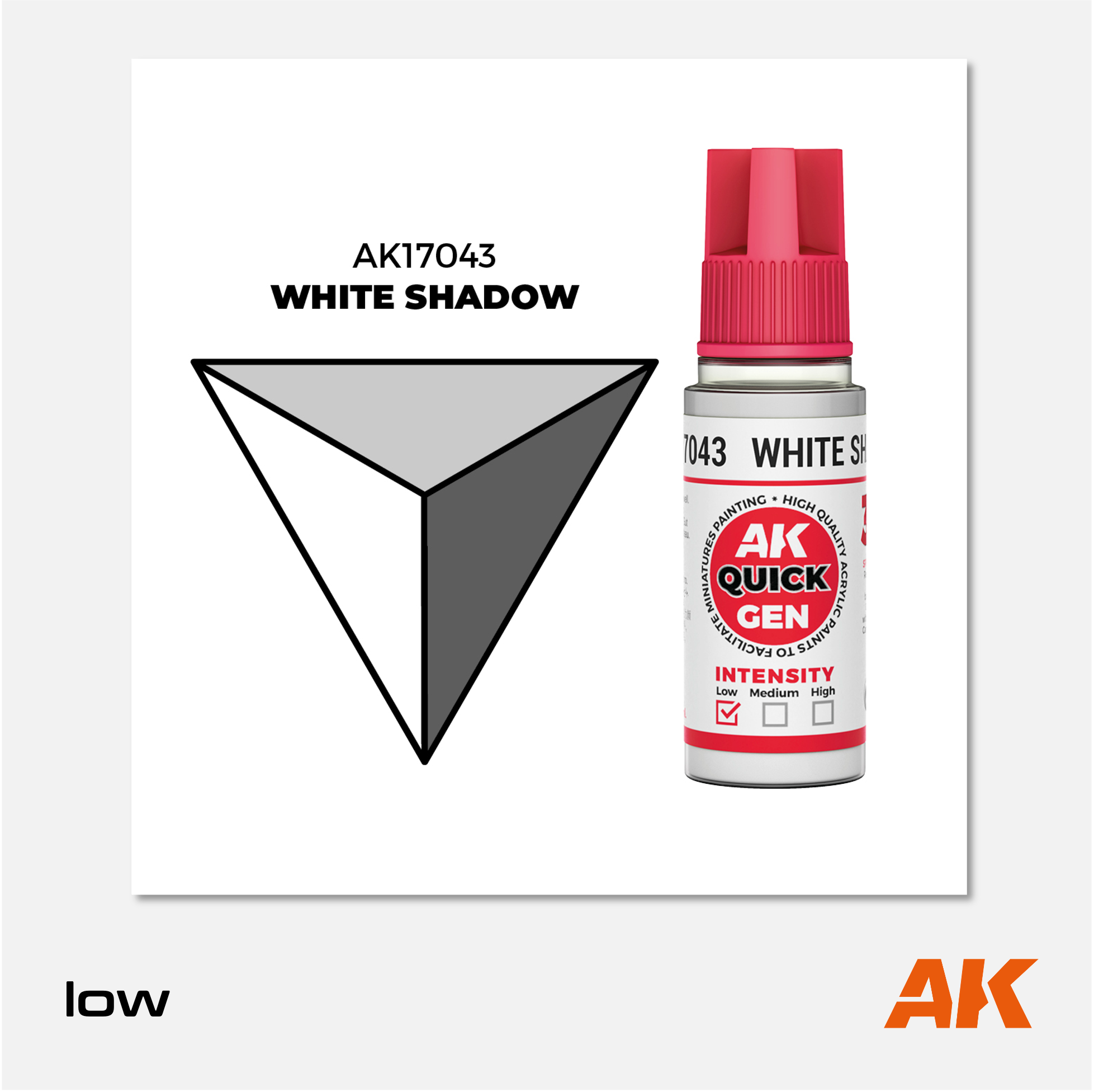 AK Interactive - Quick Gen Acrylics Paint - White Shadow - AK17043 - Gothaforce