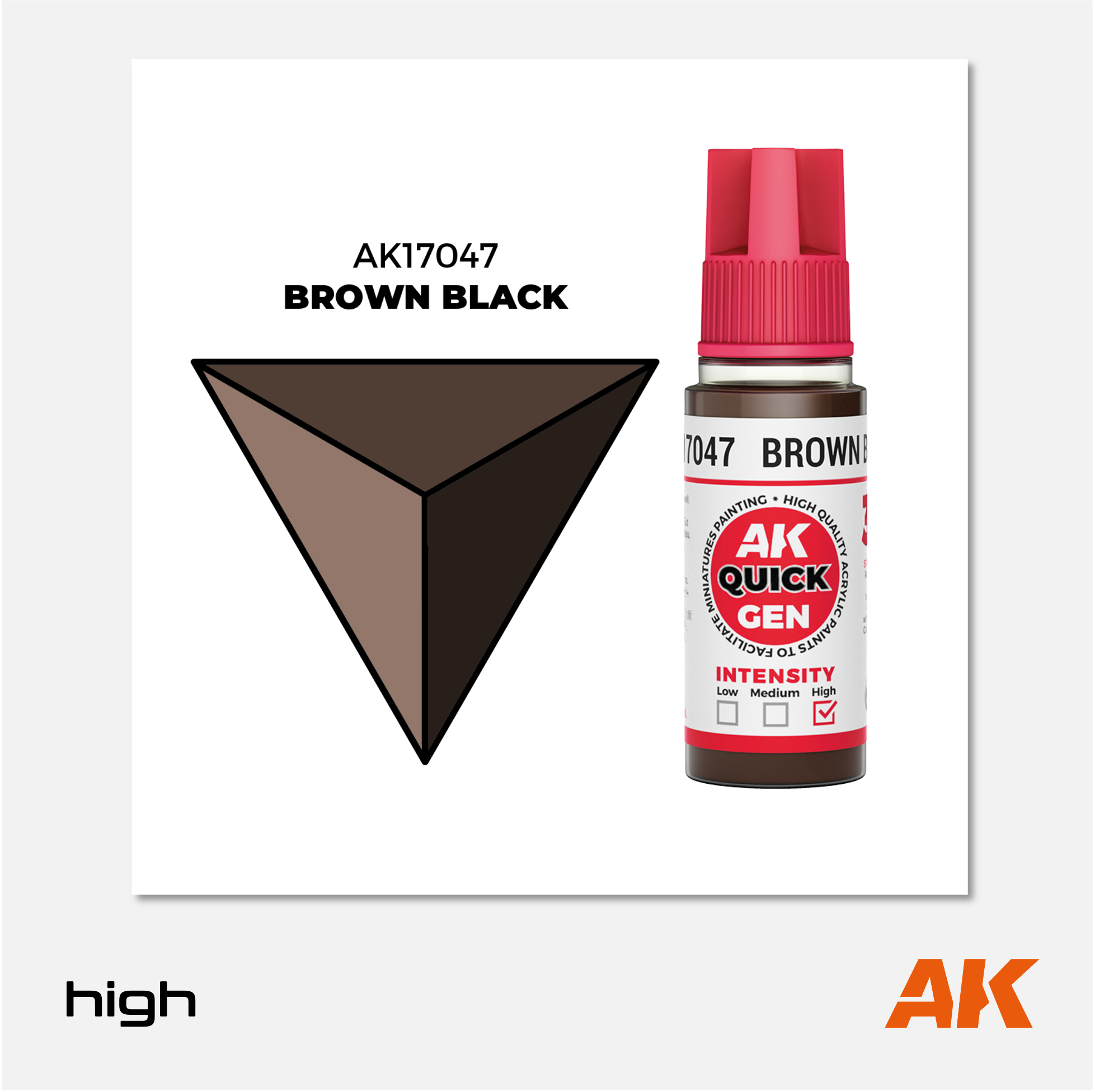 AK Interactive - Quick Gen Acrylics Paint - Brown Black - AK17047 - Gothaforce
