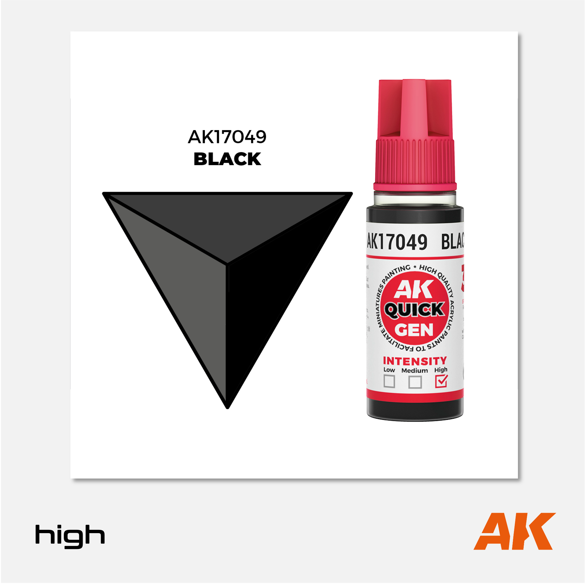 AK Quick Gen Acrylics - Black