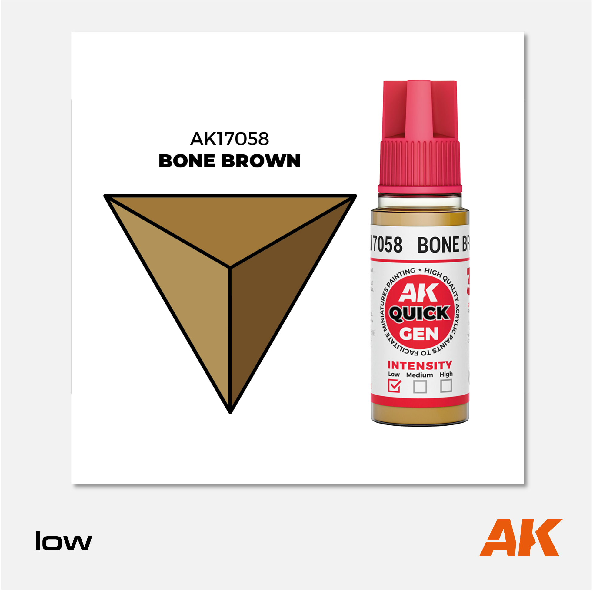 AK Quick Gen Acrylics - Bone Brown