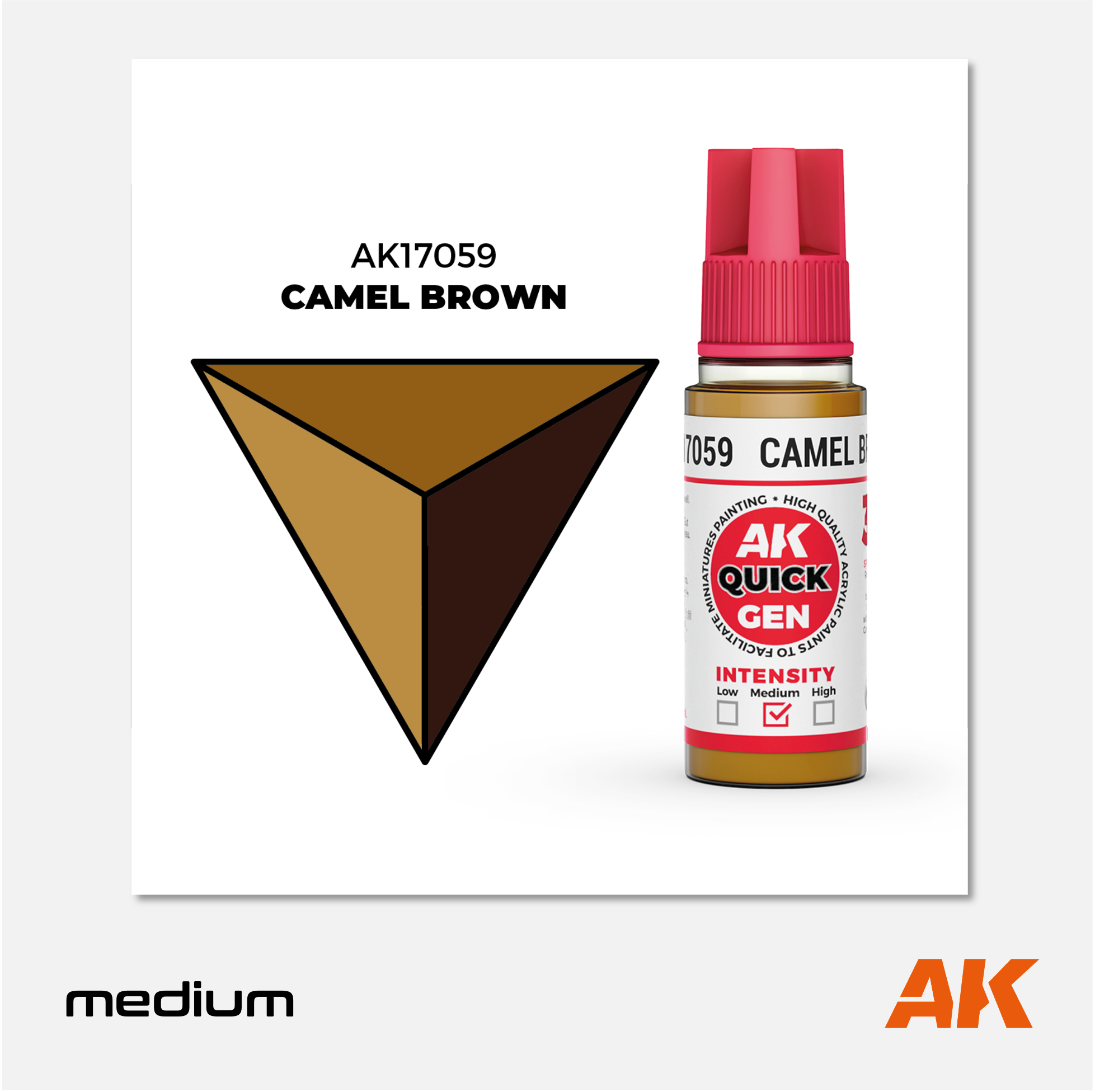 AK Quick Gen Acrylics - Camel Brown