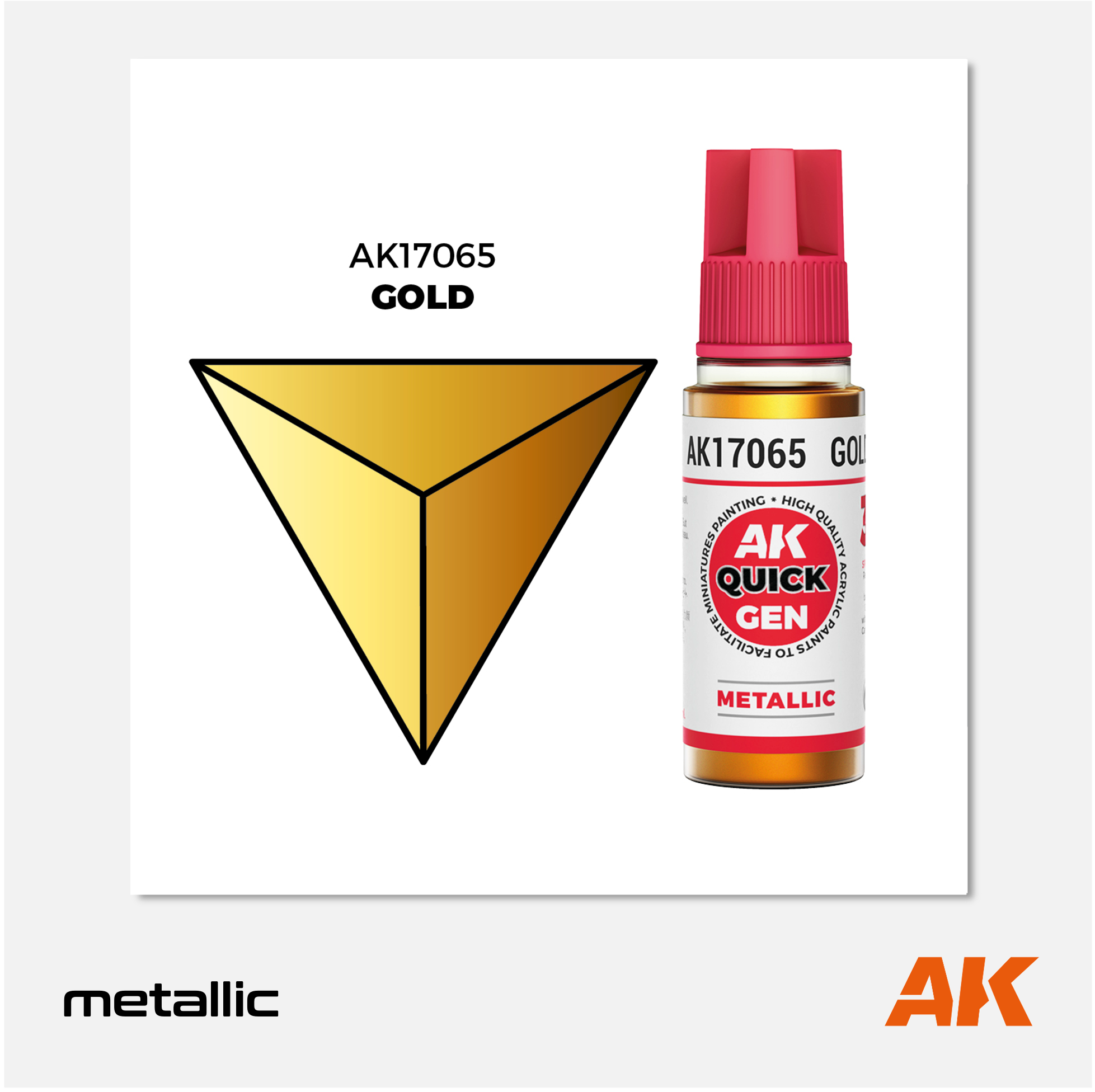 AK Quick Gen Acrylics - Gold