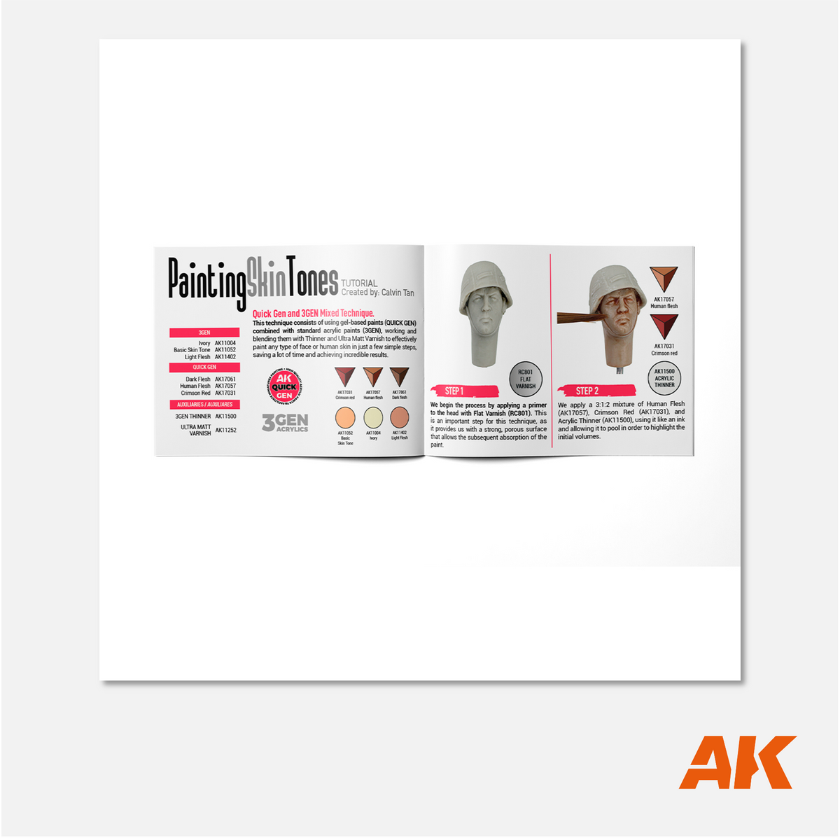 AK Painting Skin Tones - Calvin Tan