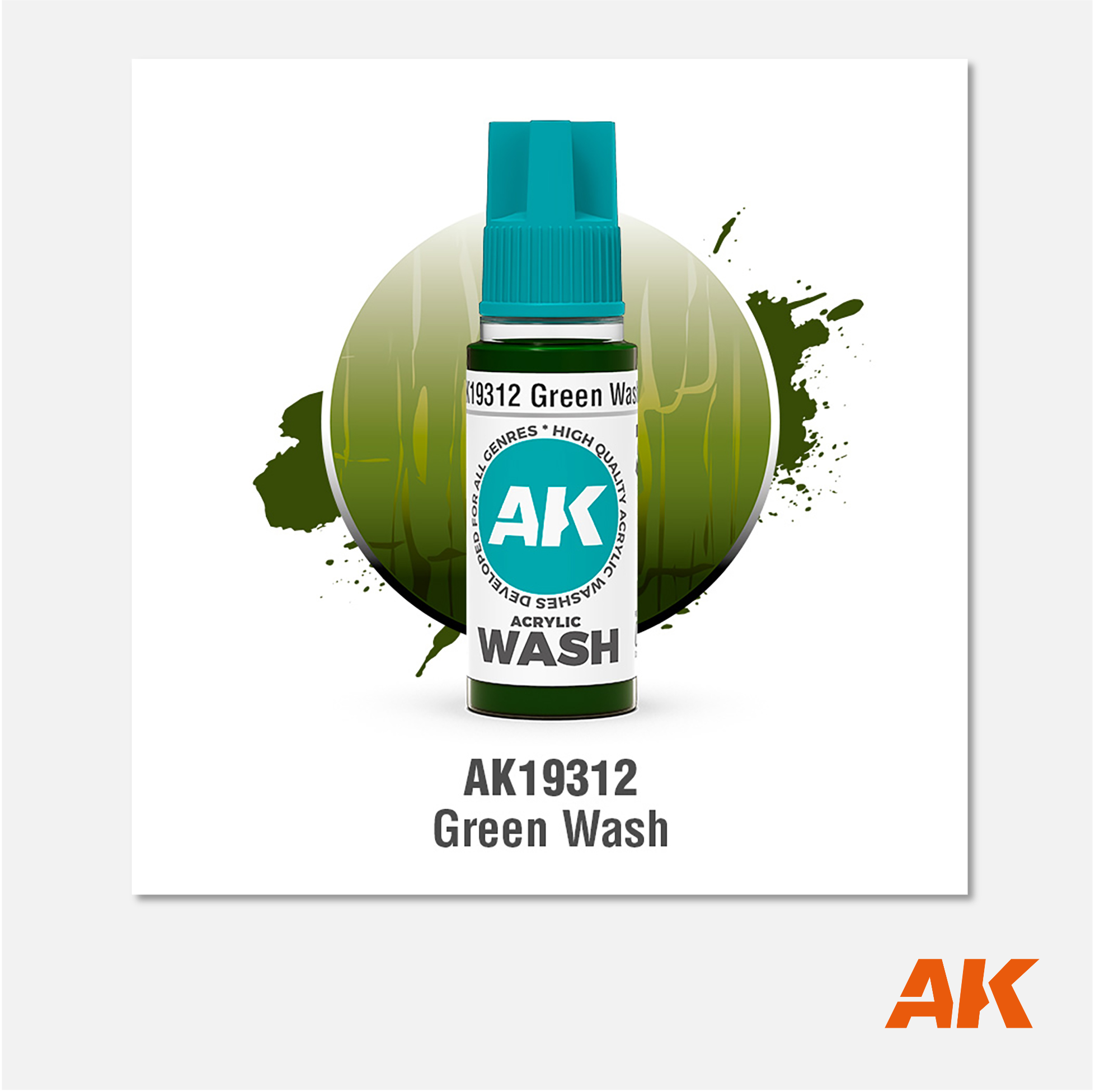 AK Interactive - Acrylic Wash - Green - AK19312 - Gothaforce
