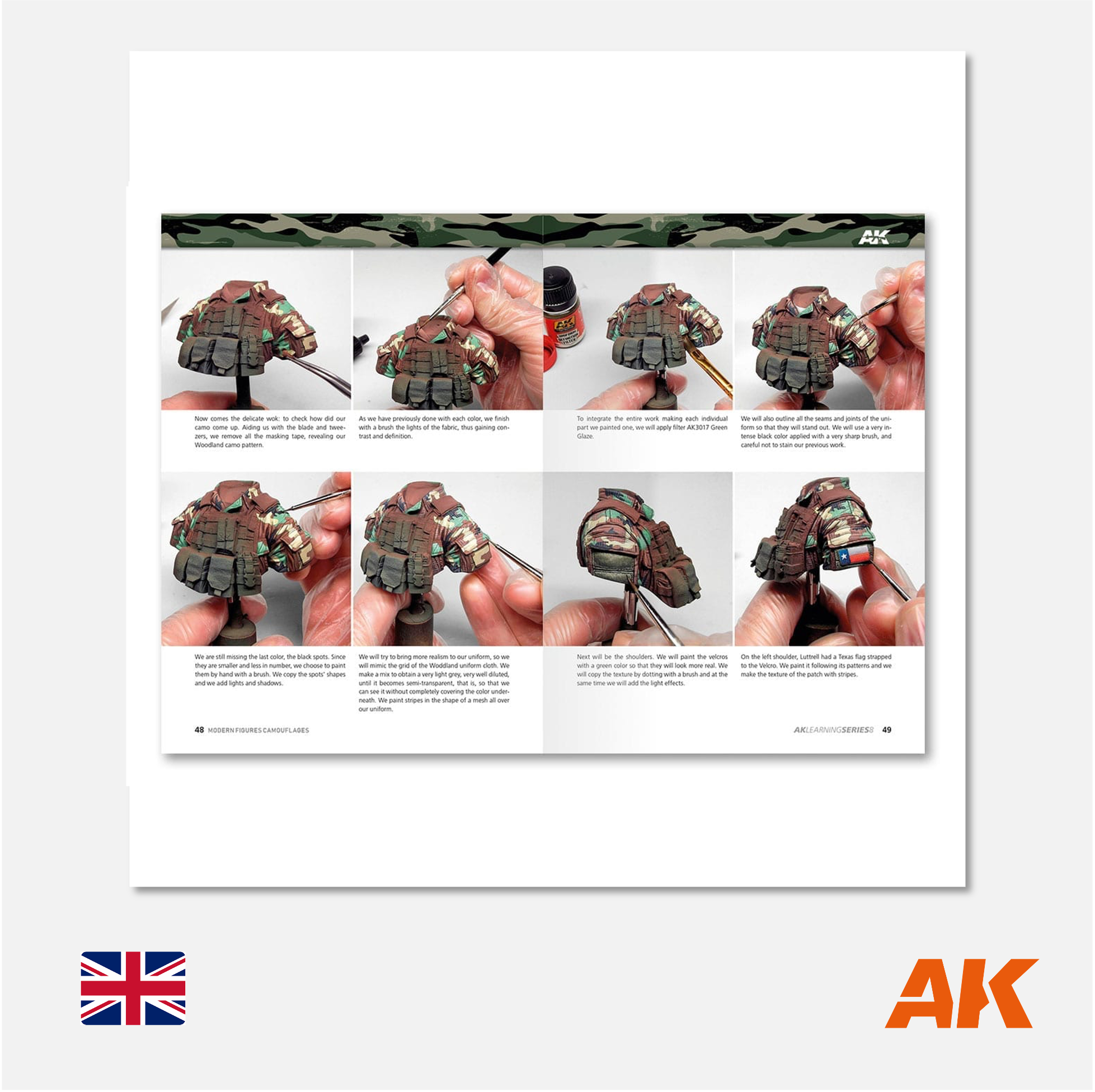 AK Interactive - AK Learning Series N° 8 Modern Figures Camouflages - AK247 - Gothaforce