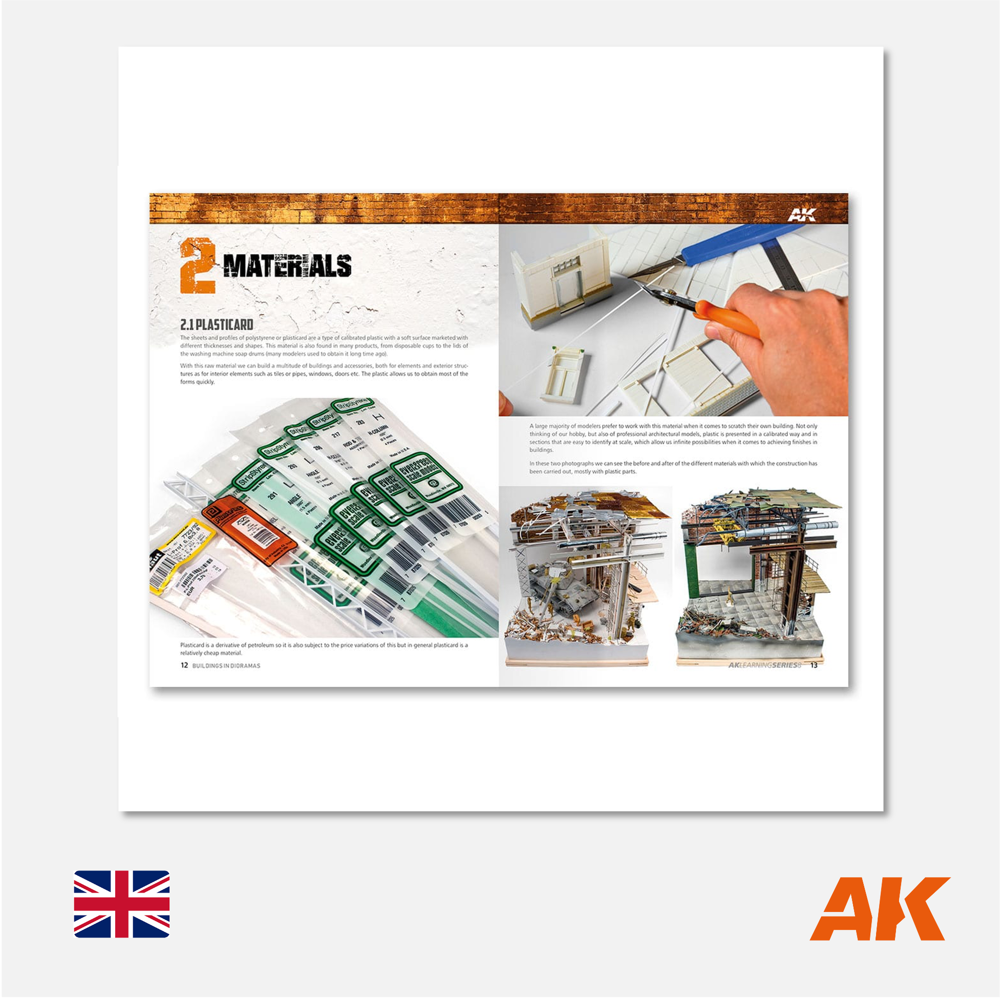 AK Interactive - AK Learning Series N° 9 The Ultimate Guide to Buildings in Dioramas - AK256 - Gothaforce