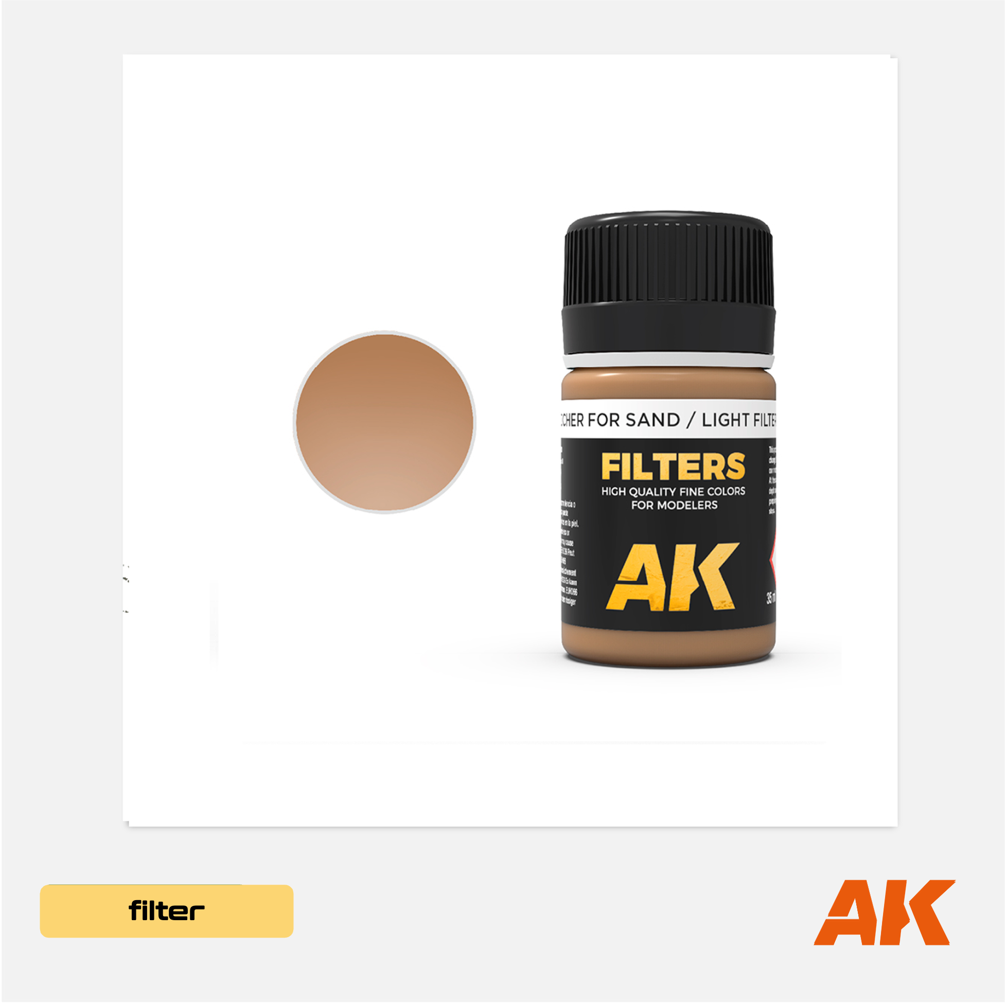 AK Effects - Ochre for Sand / Light Filter for Wood