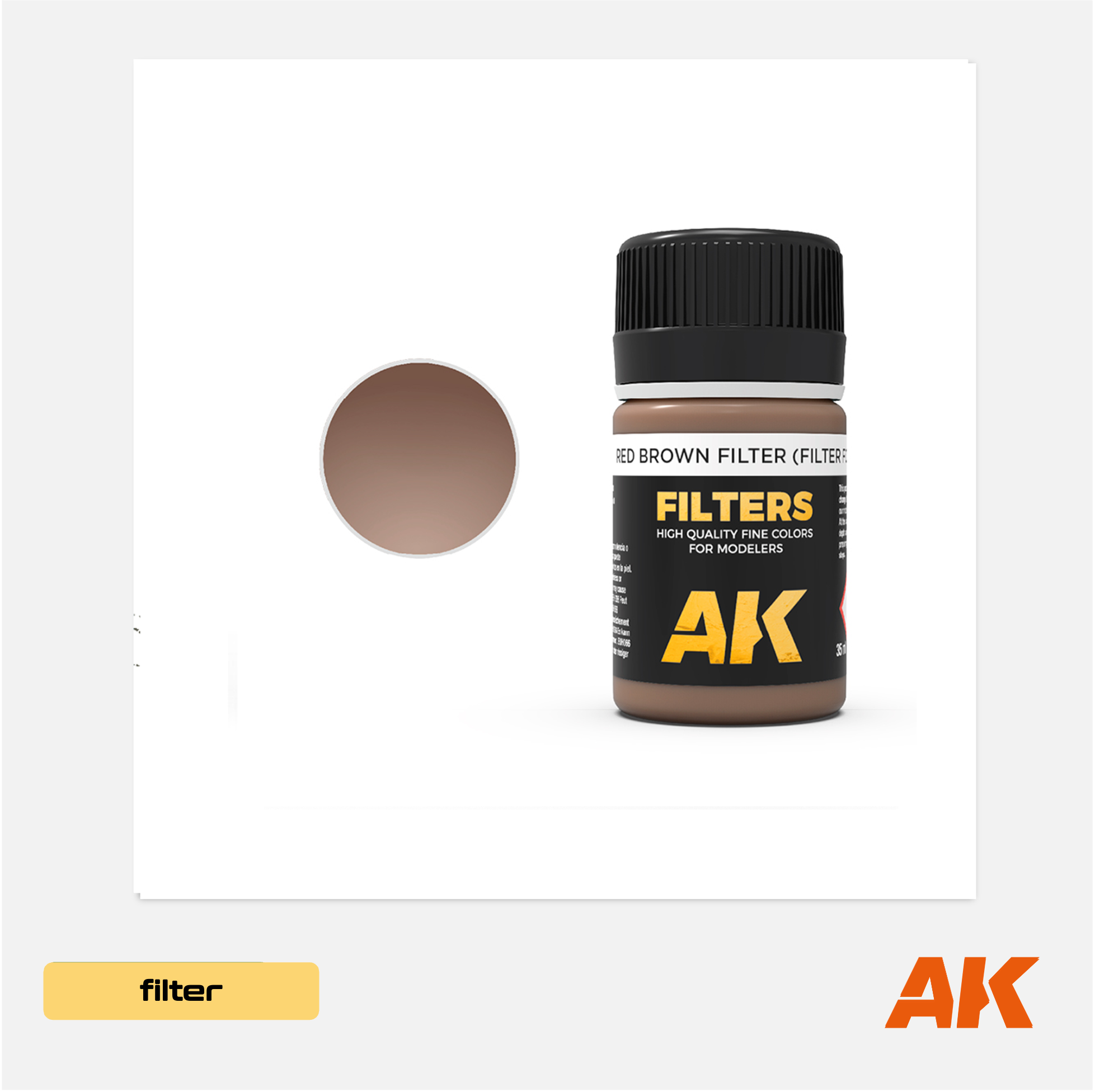 AK Effects - Red Brown Filter (Filter for Wood)