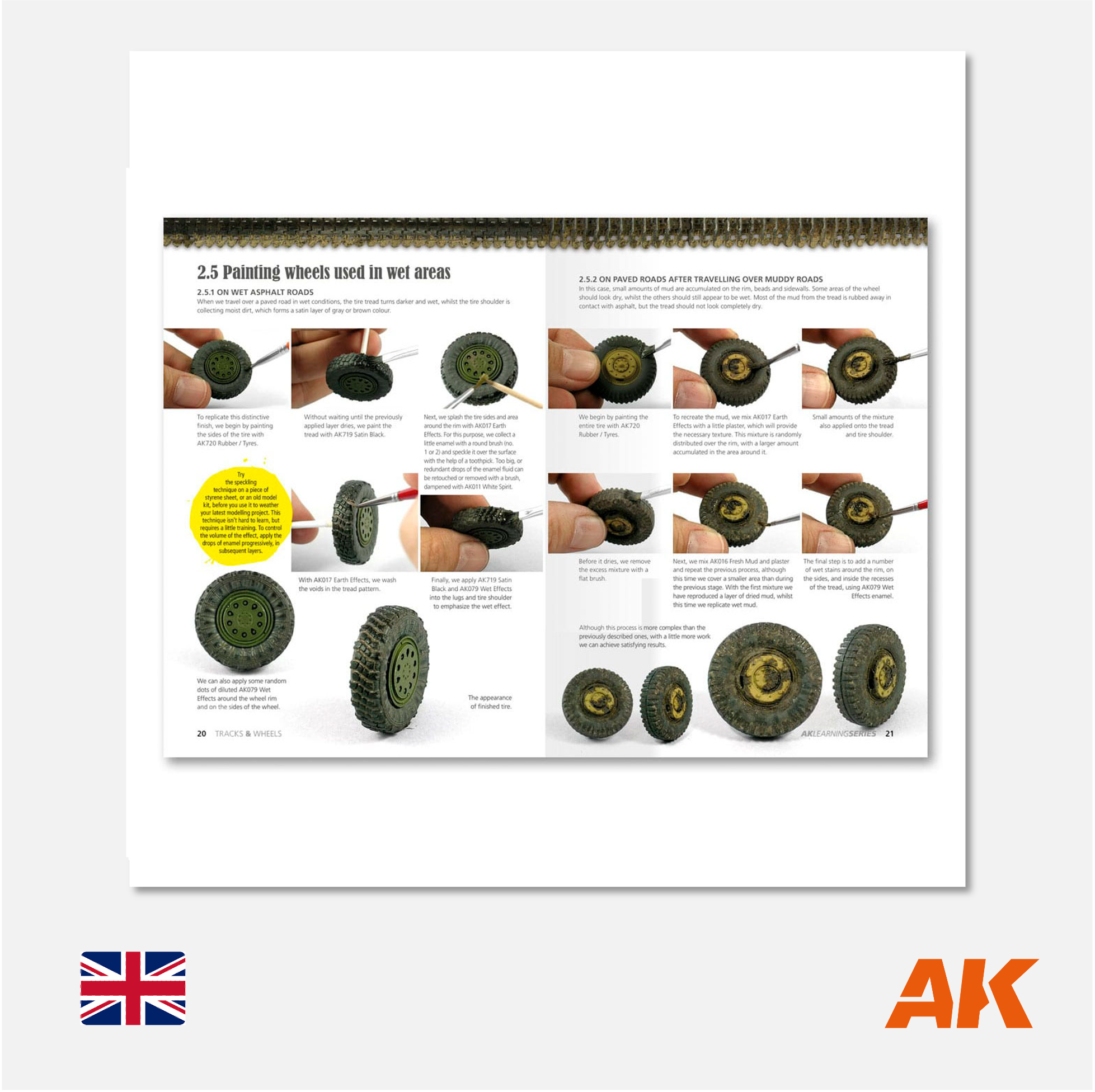 AK Interactive - AK Learning Series N° 3 Tracks & Wheels - AK274 - Gothaforce